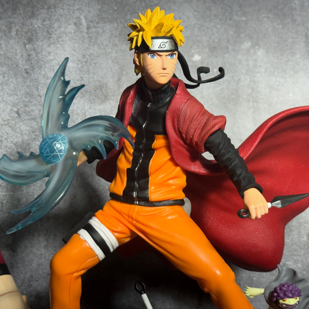 Naruto Shippuden Sage Mode Naruto With LED Gamabunta Summoning Diorama Statue Premium Action Figure PVC [ 30 CM ] || NARUTO