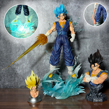 Dragon Ball Super Super Saiyan Blue Vegito With LED Light-Up Spirit Sword & LED Base Premium Limited Edition Action Figure PVC [ 40 CM ] || NARUTO