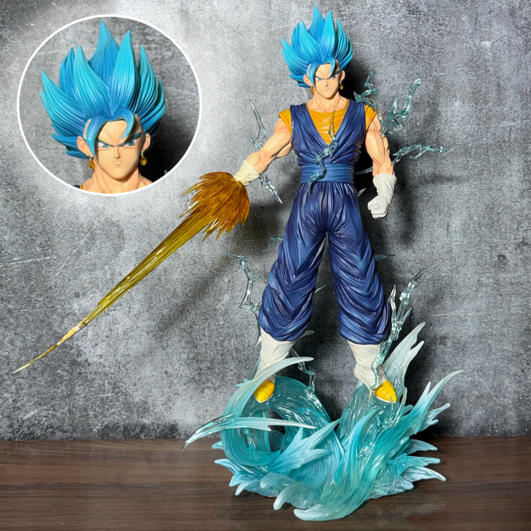Dragon Ball Super Super Saiyan Blue Vegito With LED Light-Up Spirit Sword & LED Base Premium Limited Edition Action Figure PVC [ 40 CM ] || NARUTO