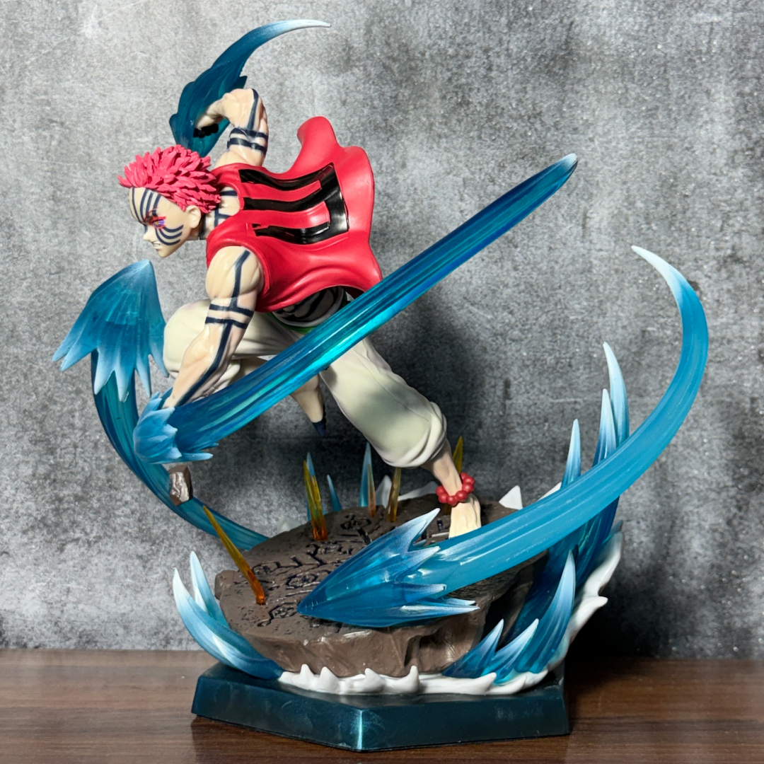 Demon Slayer Akaza With LED Light-Up Destructive Death Compass Needle Statue Premium Action Figure PVC [ 28 CM ] || DEMON SLAYER