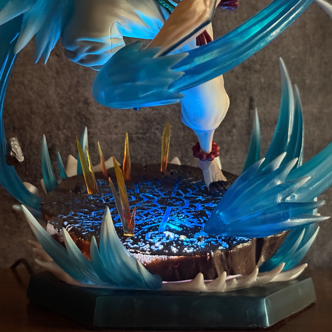 Demon Slayer Akaza With LED Light-Up Destructive Death Compass Needle Statue Premium Action Figure PVC [ 28 CM ] || DEMON SLAYER