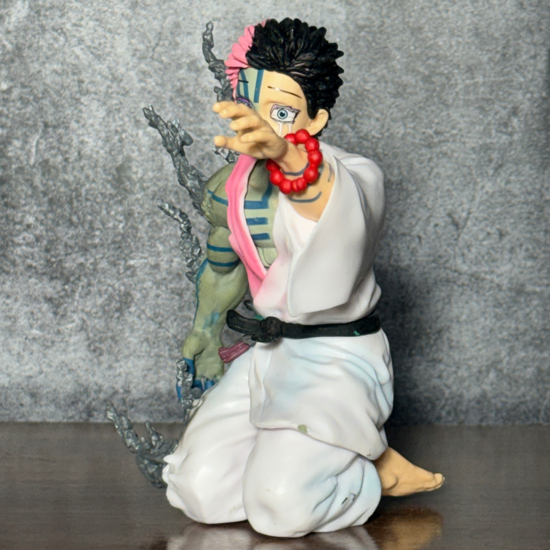 Demon Slayer Akaza vs Hakuji Tragic Duality || Split Human & Upper Moon Three  PVC Action Figure || DEMON SLAYER