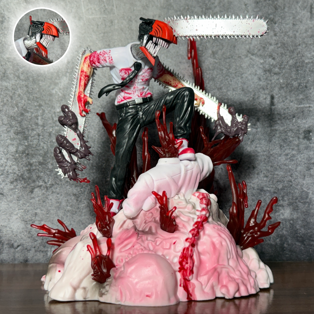 Chainsaw Man Denji Battle Limited Edition Premium Action Figure PVC [ 20 CM ] || CHAINSAW MAN