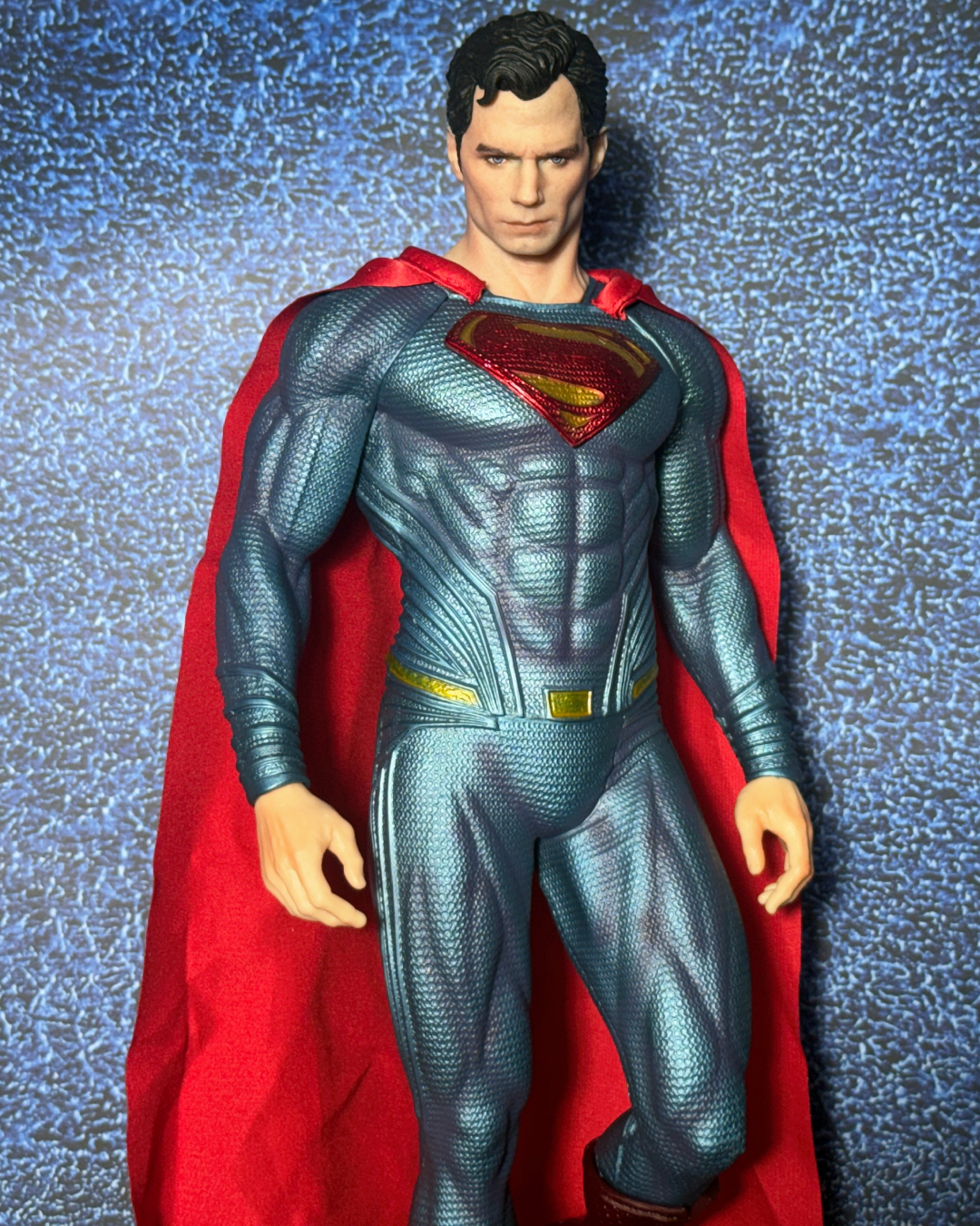 Superman Henry Cavill LED Light-Up with Red LED Eyes & Display Base DC Premium Collectible Limited Edition Action Figure PVC [ 50 CM ] || DC