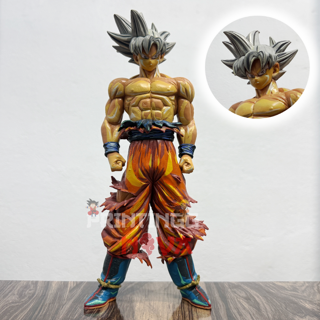 3D Goku Ultra Instinct Warrior Dragon Ball Z Action Figure – Premium Anime Collectible Statue (30 CM)