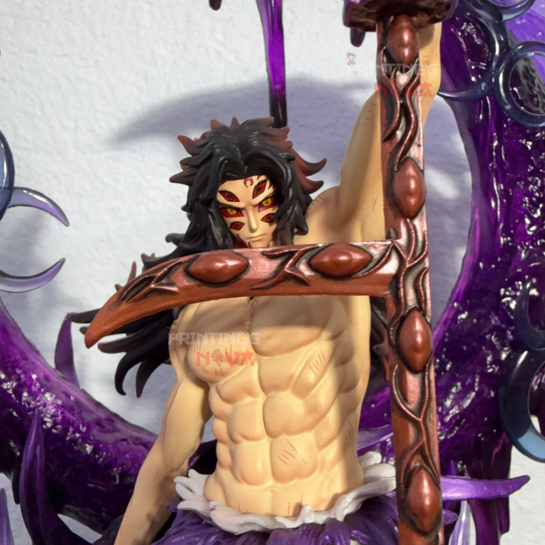 Demon Slayer Kokushibo Upper Moon One LED Action Figure (50 CM) – Premium Collector's Edition