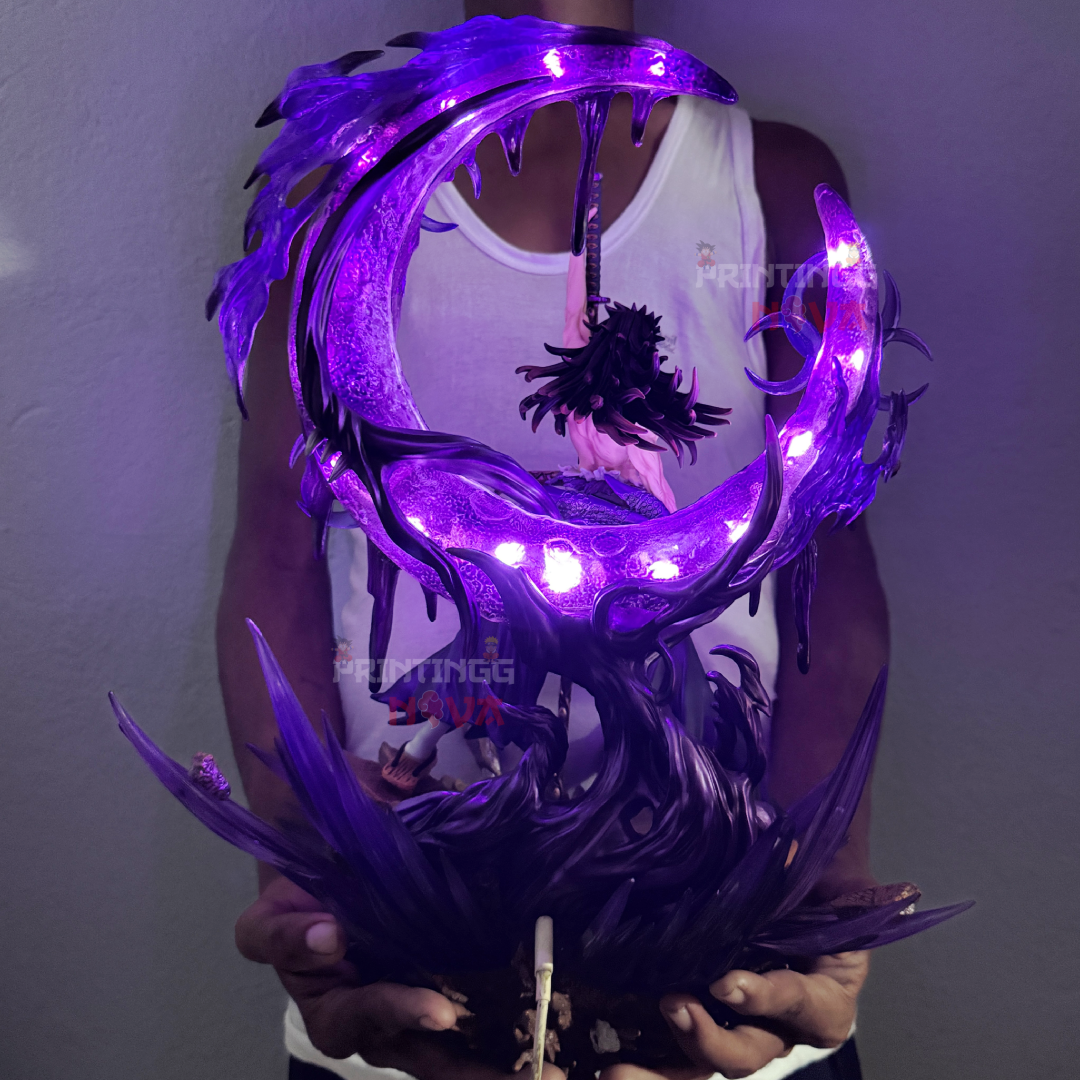 Demon Slayer Kokushibo Upper Moon One LED Action Figure (50 CM) – Premium Collector's Edition