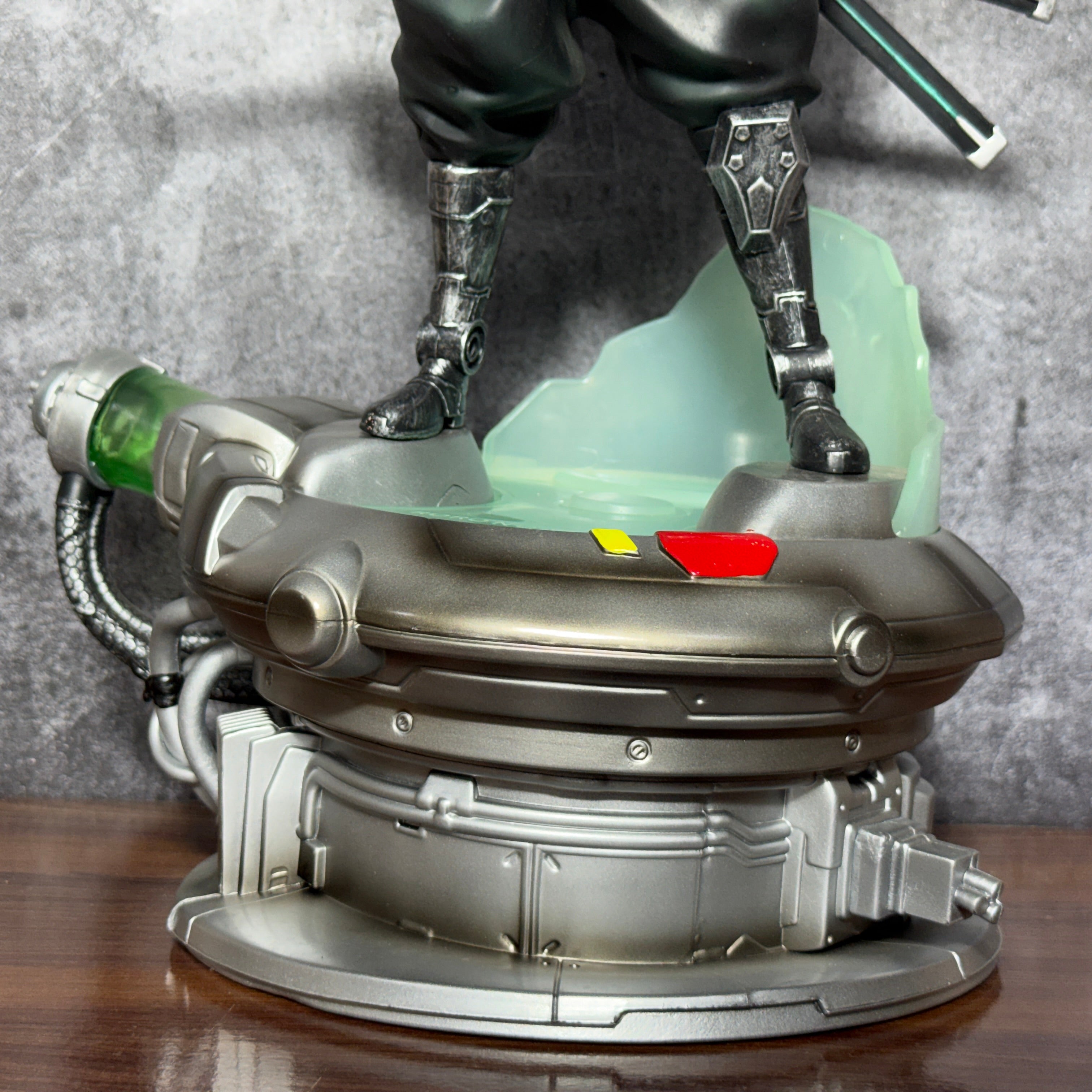 One Piece Roronoa Zoro Cyberpunk Premium Futuristic Samurai Action Figure with LED Light & Dual Heads [ 42 CM ] || ONE PIECE