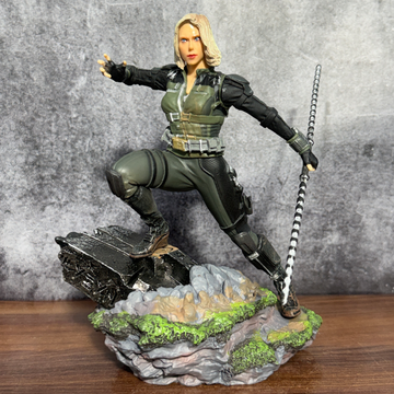 Marvel Avengers Black Widow Infinity War Action Figure with Staff
