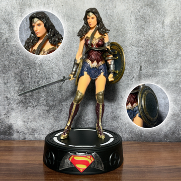 DC Wonder Woman LED Base Gal Gadot Limited Edition PVC Action figure [ 21 CM ] || DC