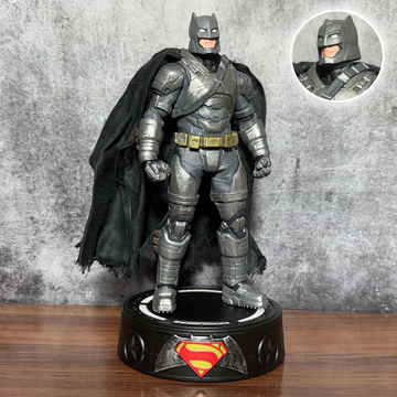 DC Armored Batman LED Base  BvS Dawn of Justice Movie-Accurate Limited Edition PVC Action figure [ 21 CM ] || DC