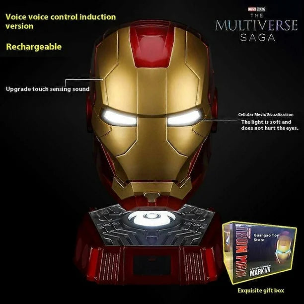 helmet iron man toy Smart Wearable Iron Man Helmet With Touch Sensor