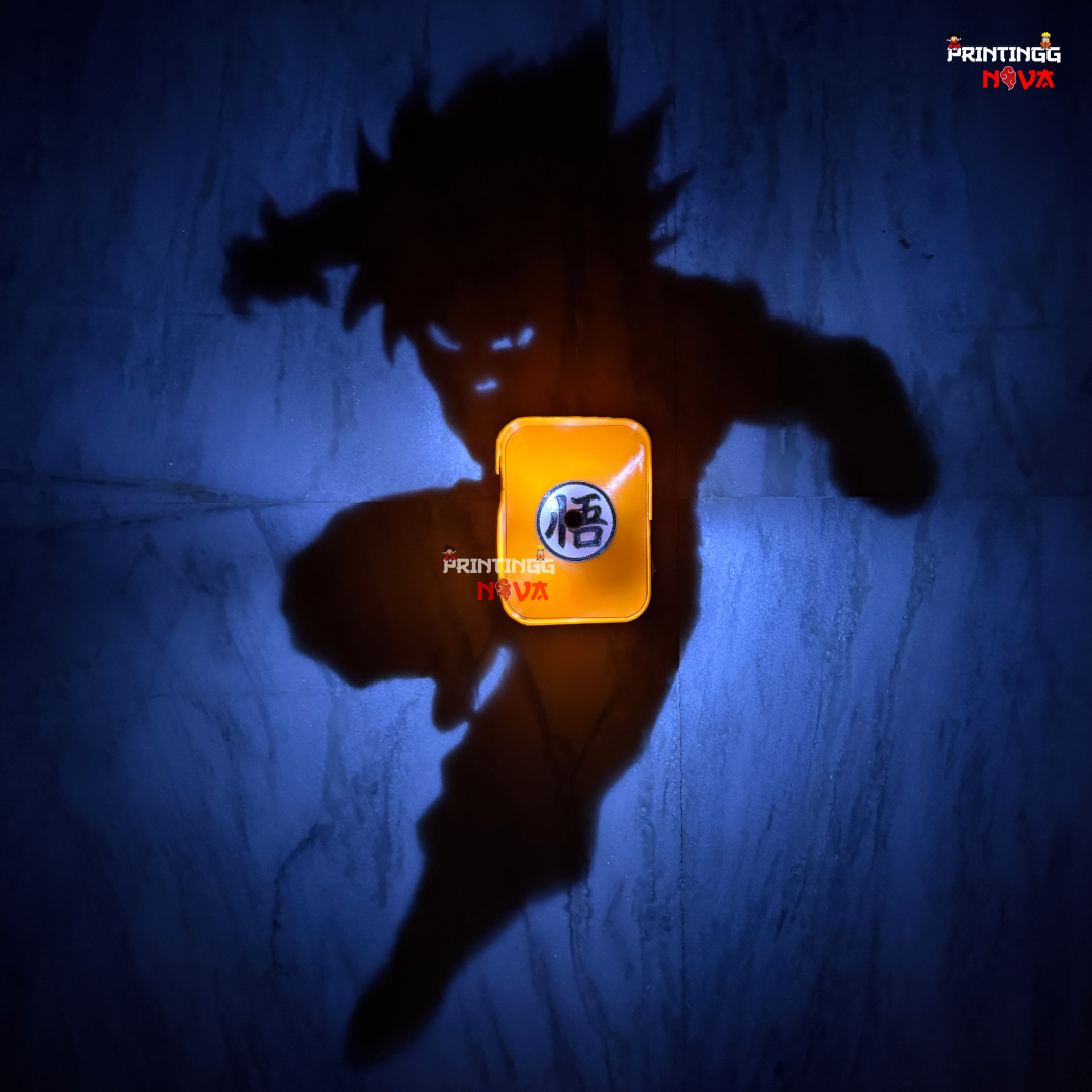 Iconic Goku Shadow Limited Edition Wall Lamp || Dragon Ball Z Night Light || DRAGON BALL Z