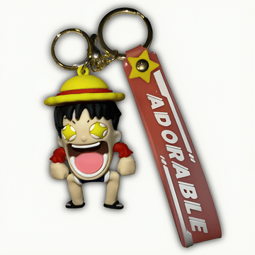 One Pice Luffy Anime Action Figures 3D Keychain keyring || ONE PICE