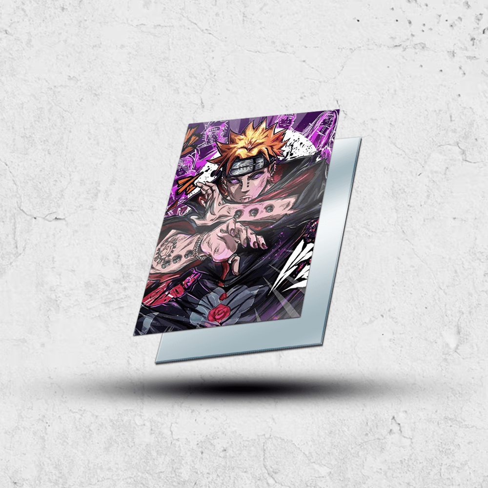 Naruto Uzumaki Anime Metal Poster ( 8.3 x 11.7 inchis ) || NARUTO