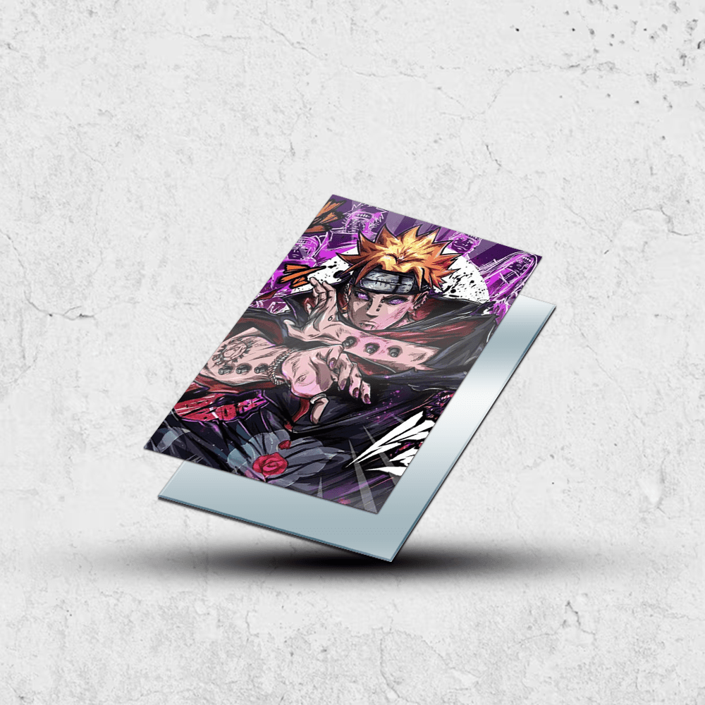 Naruto Uzumaki Anime Metal Poster ( 8.3 x 11.7 inchis ) || NARUTO