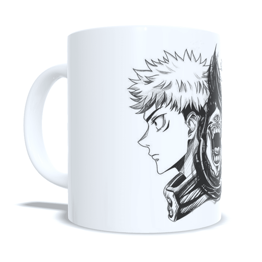 Sukuna x Yuji Itadori Jujutsu Kaisen Anime Printed Coffee Mug (300 ml) || JUJUTSU KAISEN #3