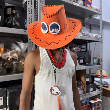 One Piece Ace Hat || Premium Anime Cosplay Accessory || ONE PIECE