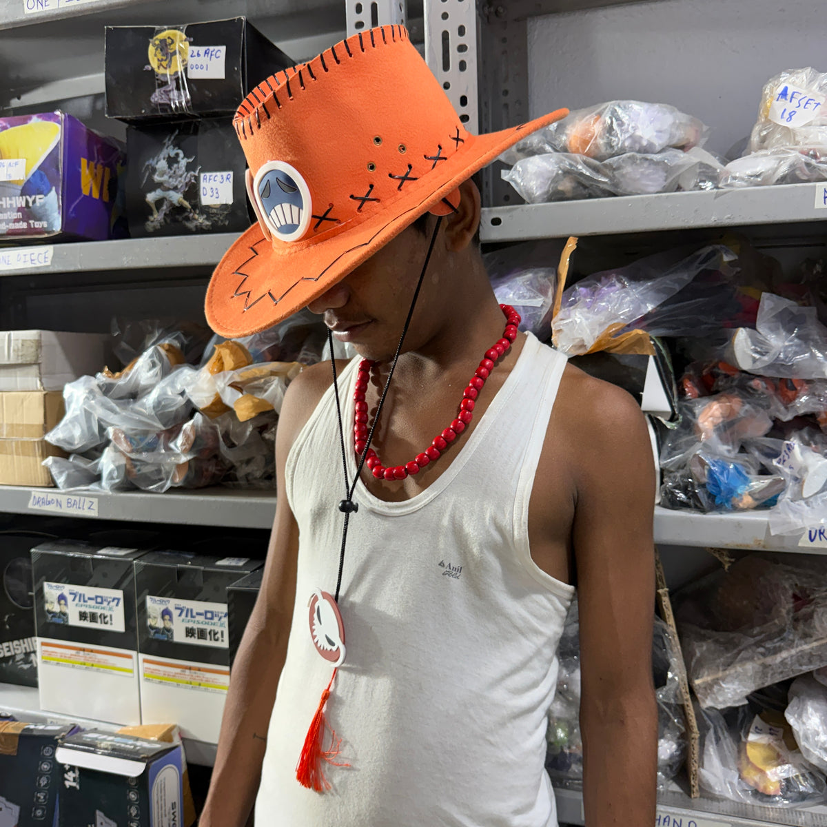 One Piece Ace Hat || Premium Anime Cosplay Accessory || ONE PIECE