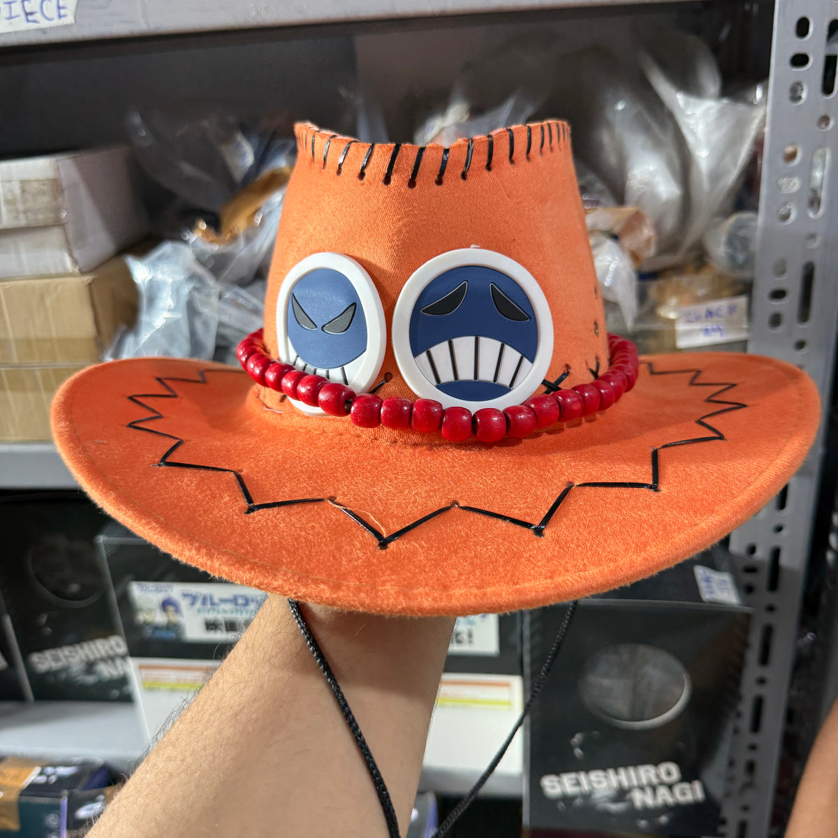 One Piece Ace Hat || Premium Anime Cosplay Accessory || ONE PIECE