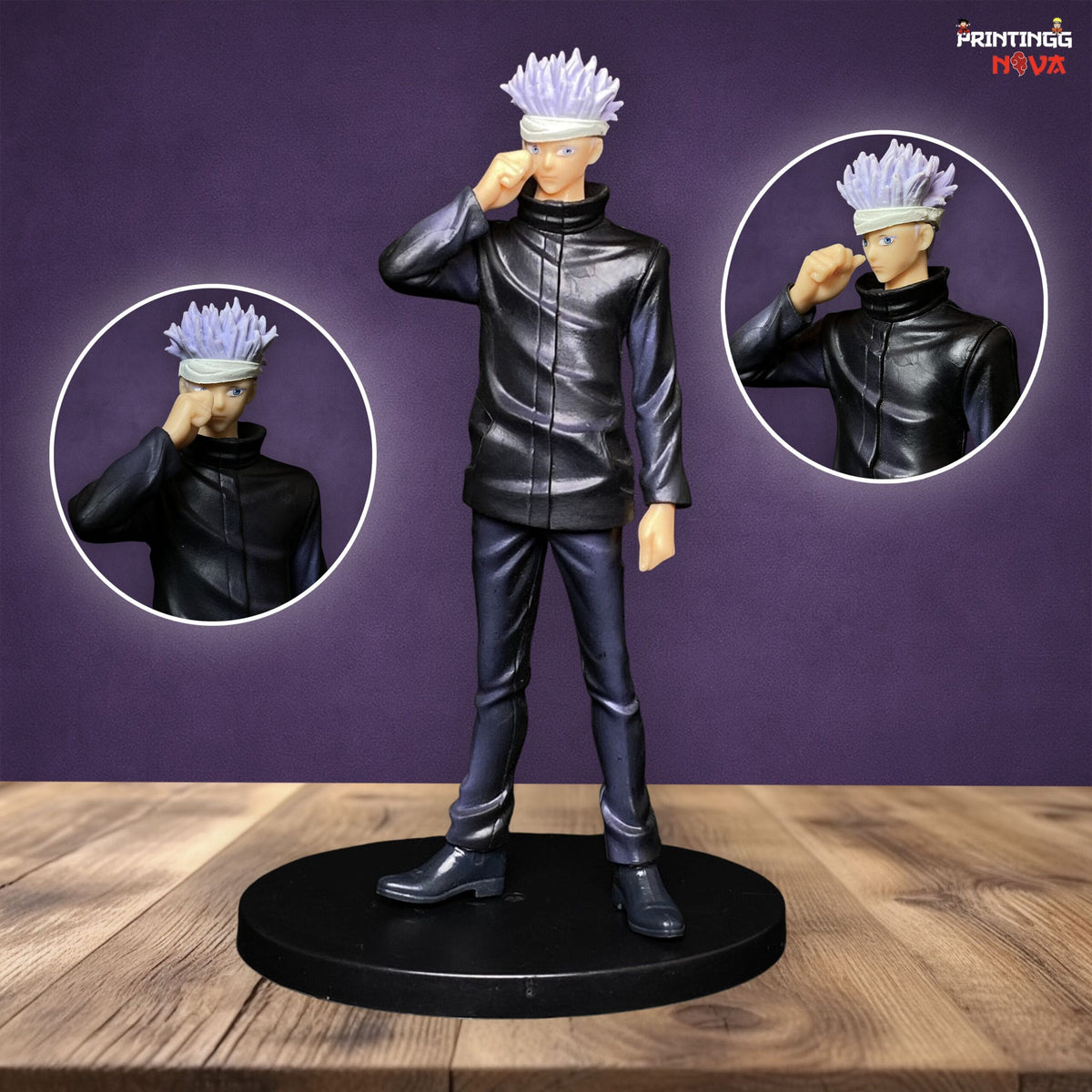 Aut Gojo Figure Satoru Gojo Anime Action Figure Jujutsu Kaisen PVC Action figure [19 c ...