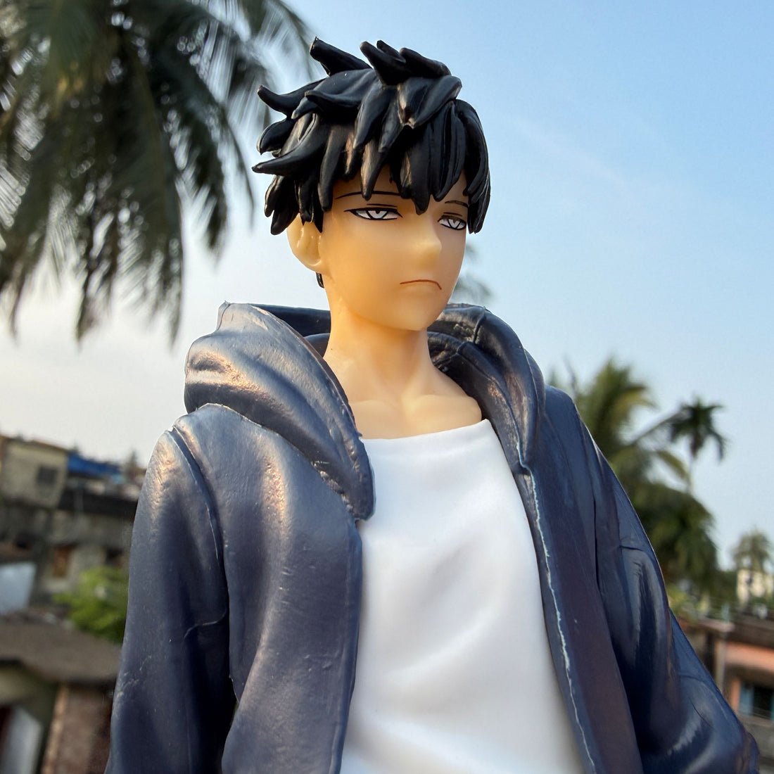 Solo Leveling Sung JinWoo With Dual Daggers & Stand Limited Edition Power Up PVC Anime Action figure [21 cm] || SOLO LEVELING