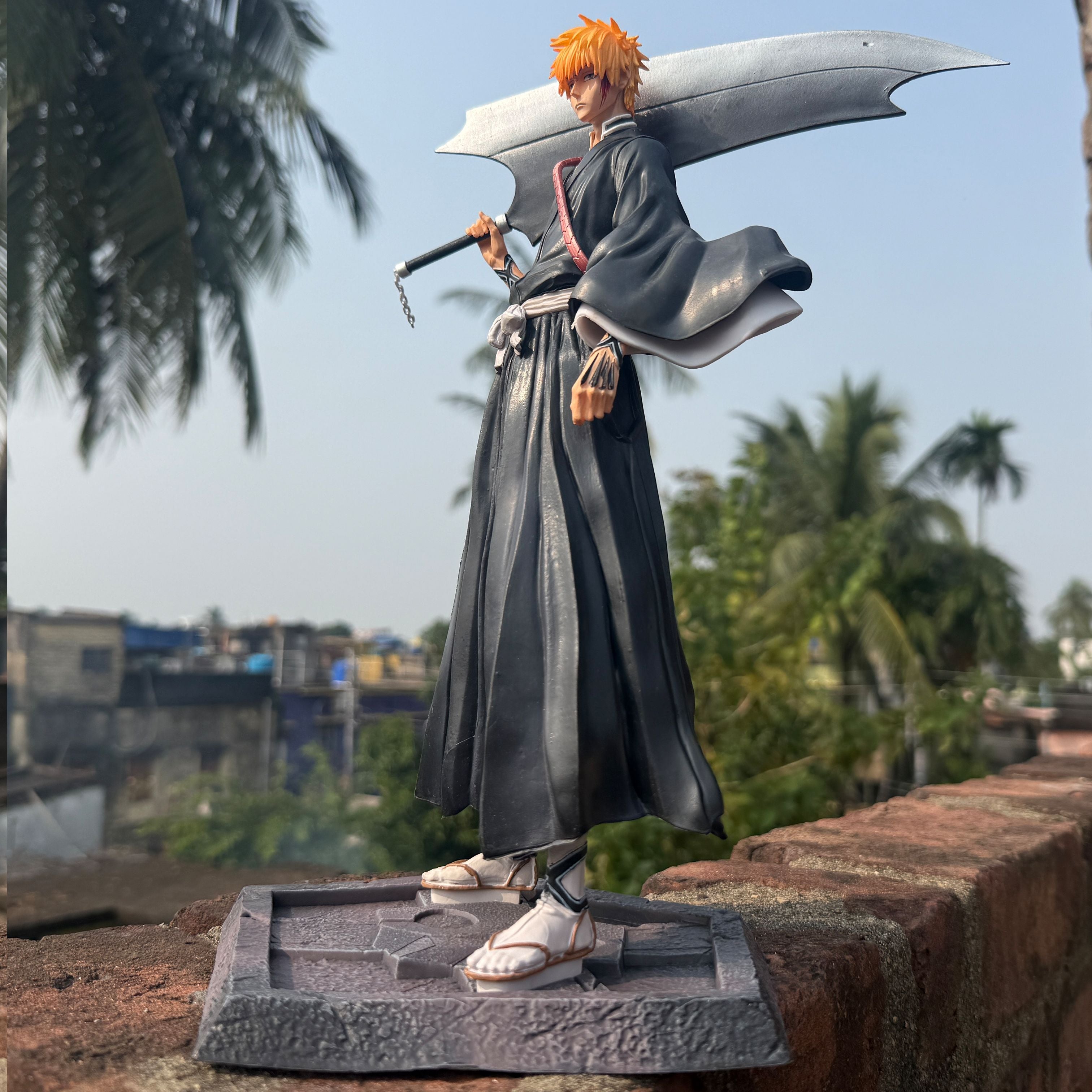 Bleach Ichigo Kurosaki Double Head PVC Anime Action figure [33 cm] || Bleach
