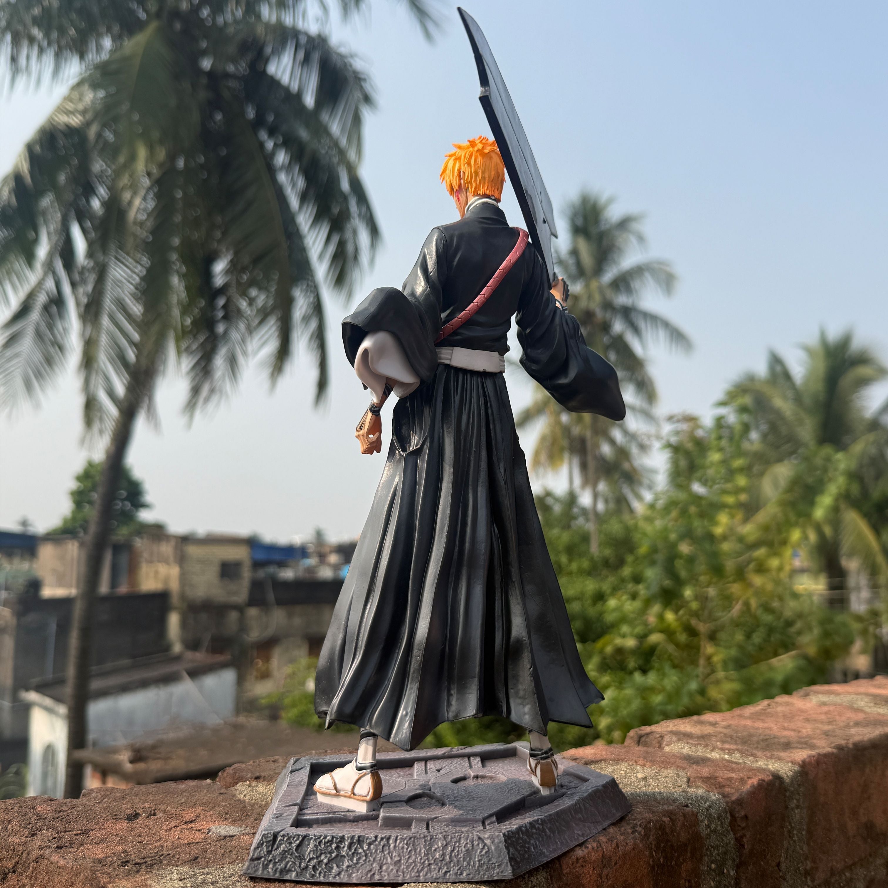 Bleach Ichigo Kurosaki Double Head PVC Anime Action figure [33 cm] || Bleach