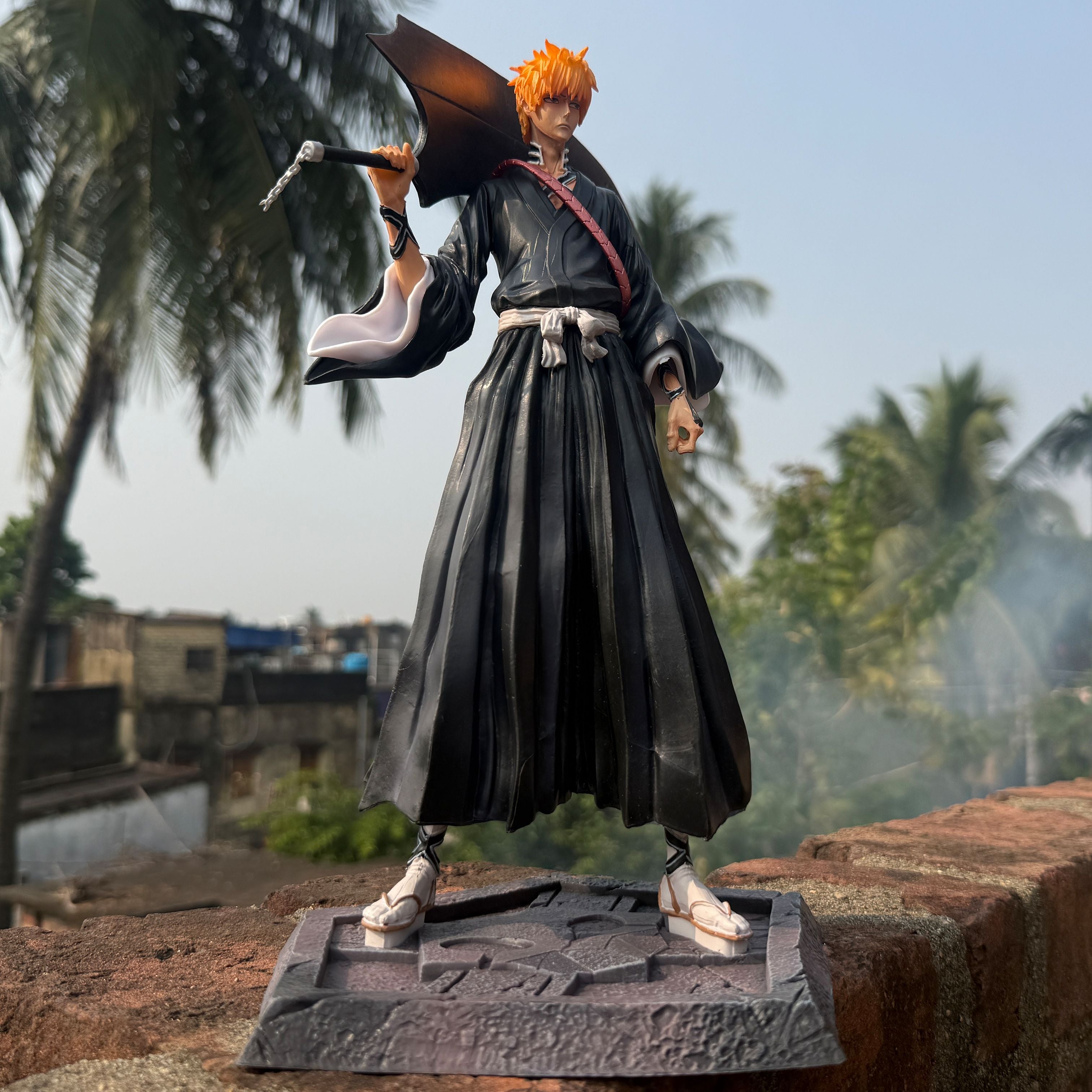 Bleach Ichigo Kurosaki Double Head PVC Anime Action figure [33 cm] || Bleach