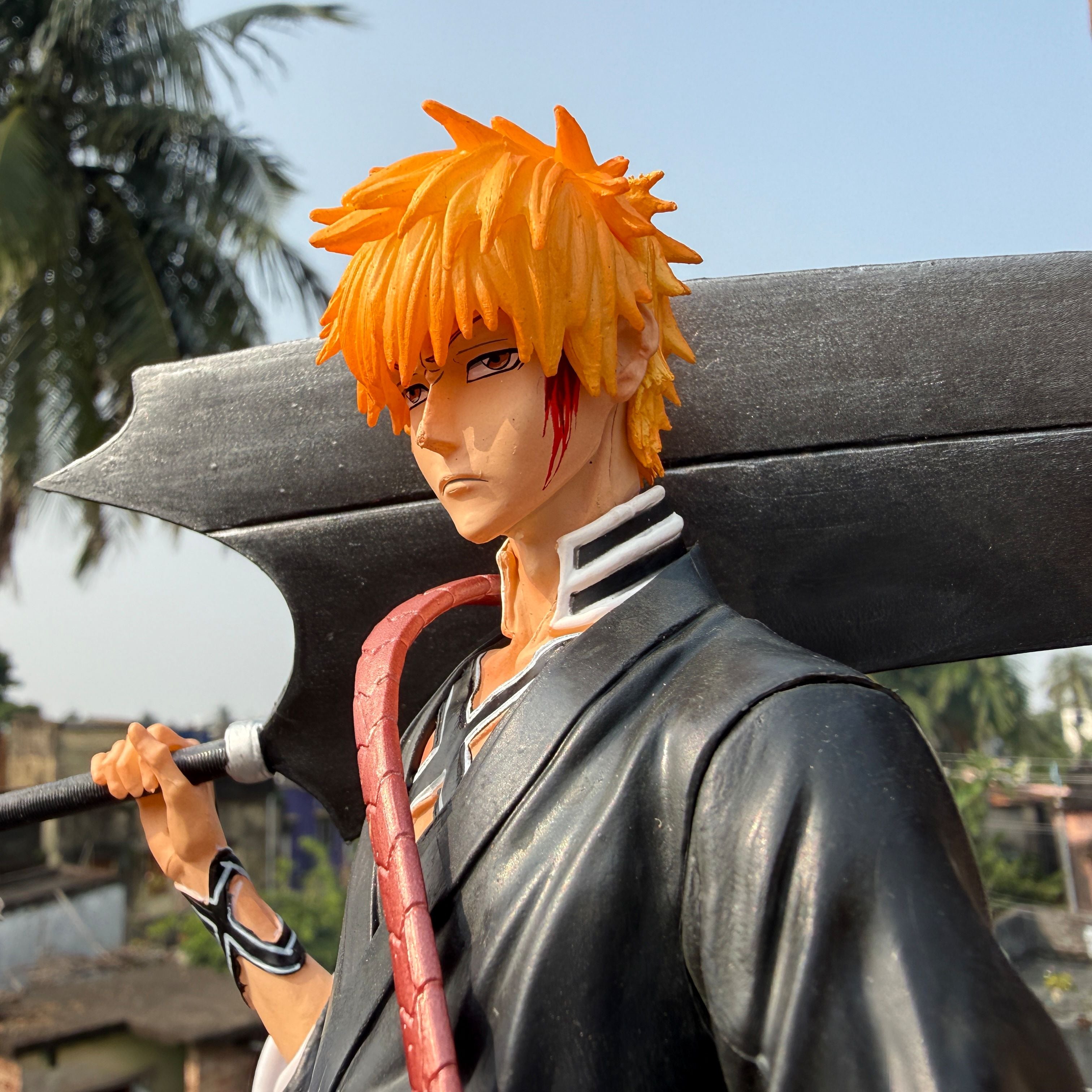 Bleach Ichigo Kurosaki Double Head PVC Anime Action figure [33 cm] || Bleach