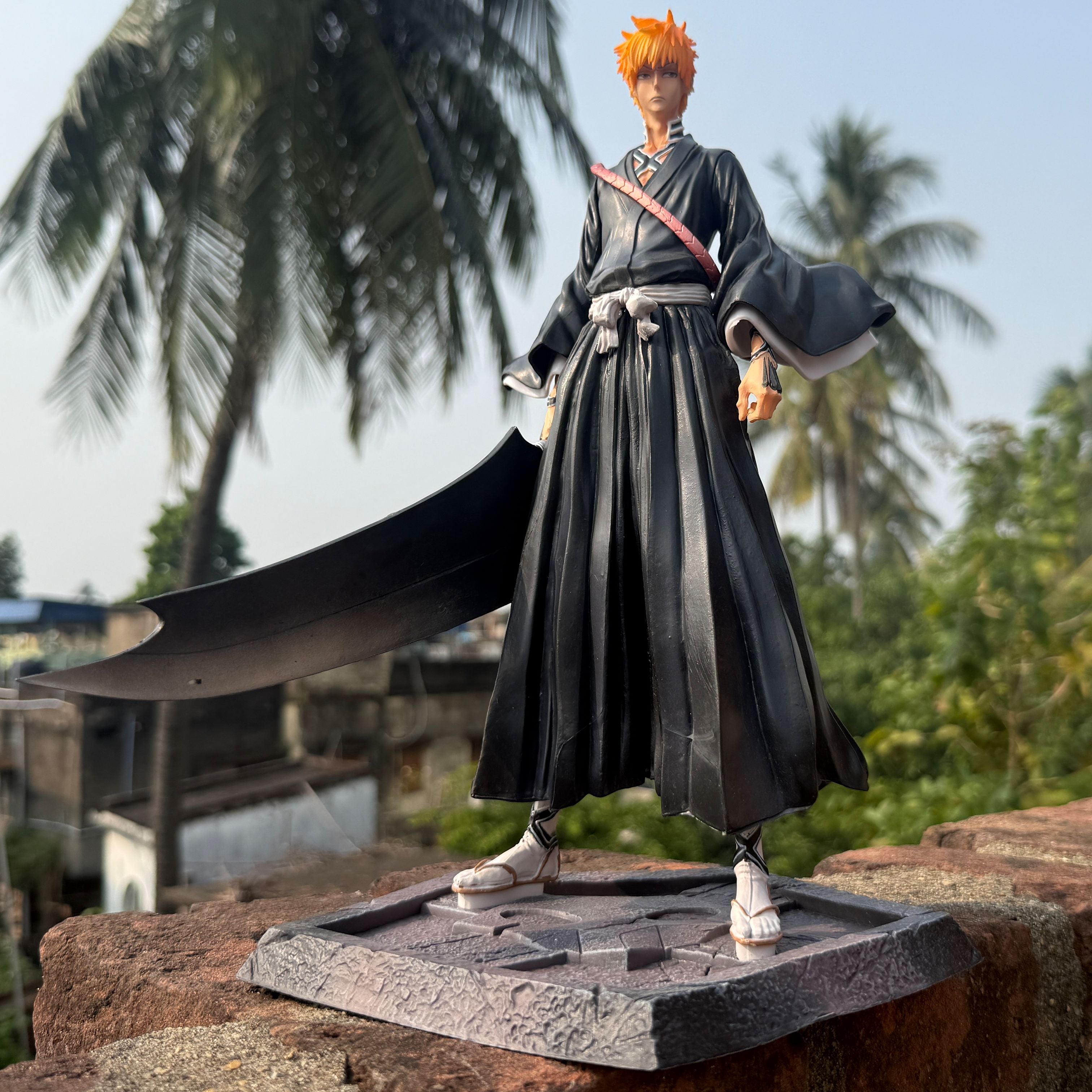 Bleach Ichigo Kurosaki Double Head PVC Anime Action figure [33 cm] || Bleach