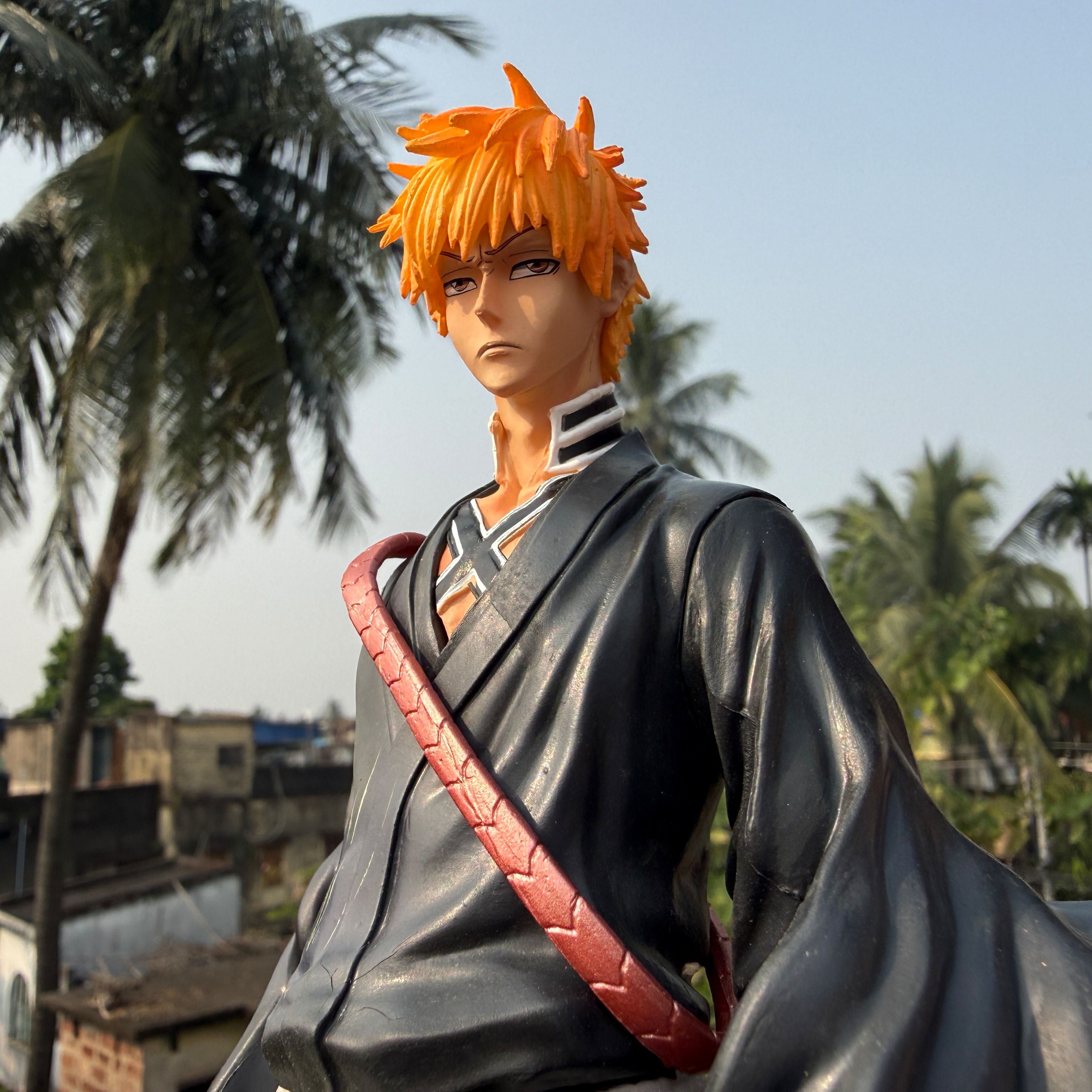 Bleach Ichigo Kurosaki Double Head PVC Anime Action figure [33 cm] || Bleach