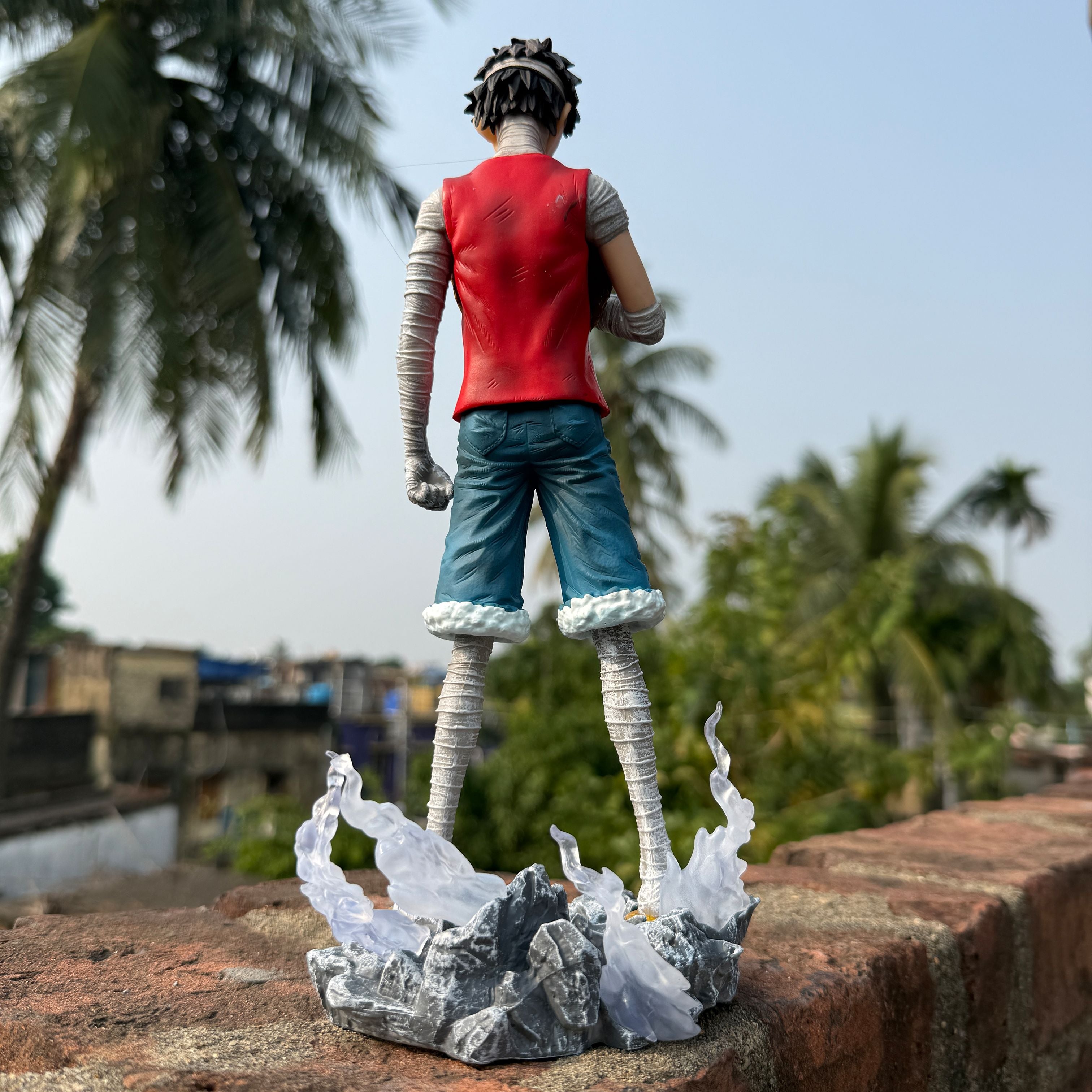 One Piece Monkey D. Luffy Post-Marineford Bandaged Version [27 CM] PVC Action figure || ONE PIECE