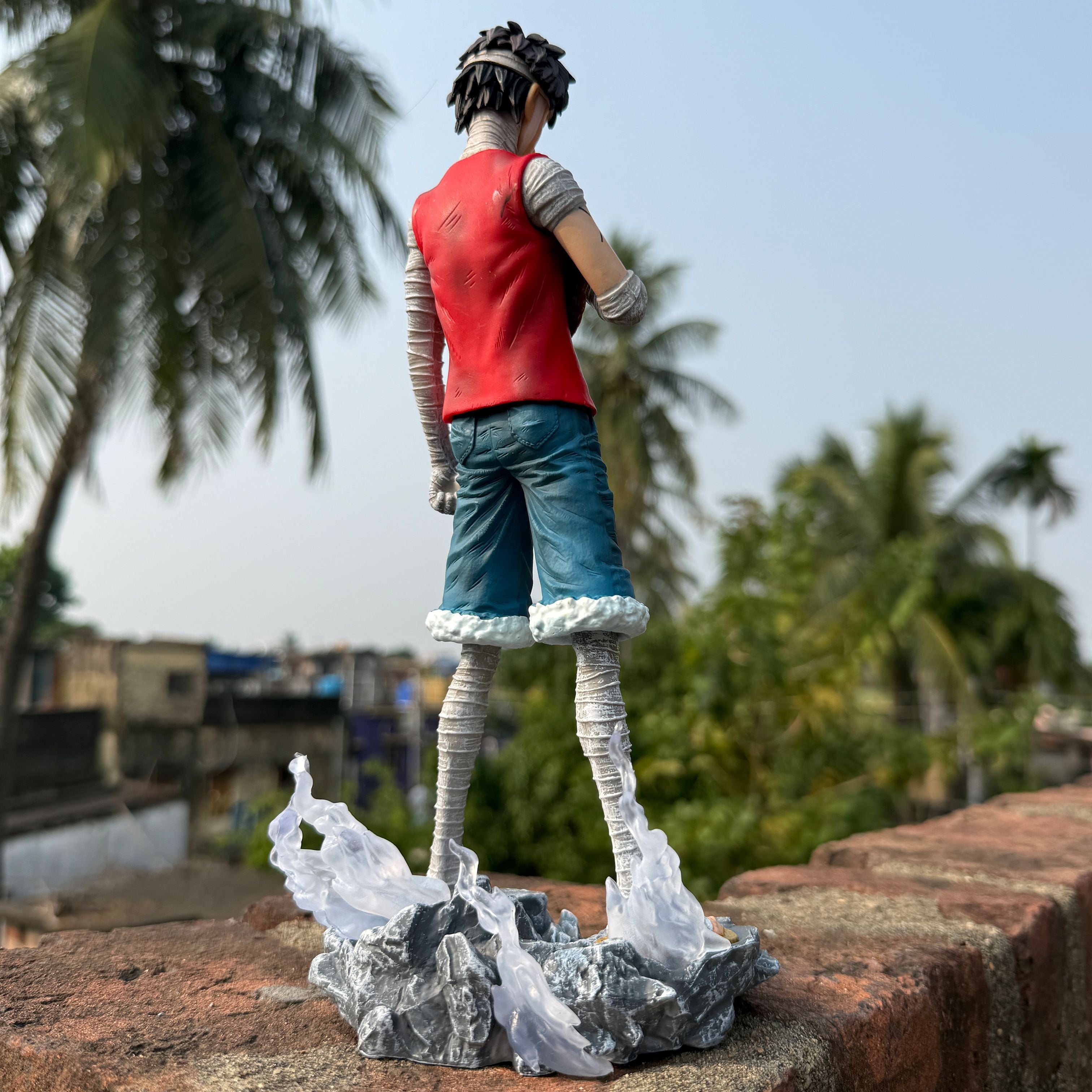 One Piece Monkey D. Luffy Post-Marineford Bandaged Version [27 CM] PVC Action figure || ONE PIECE