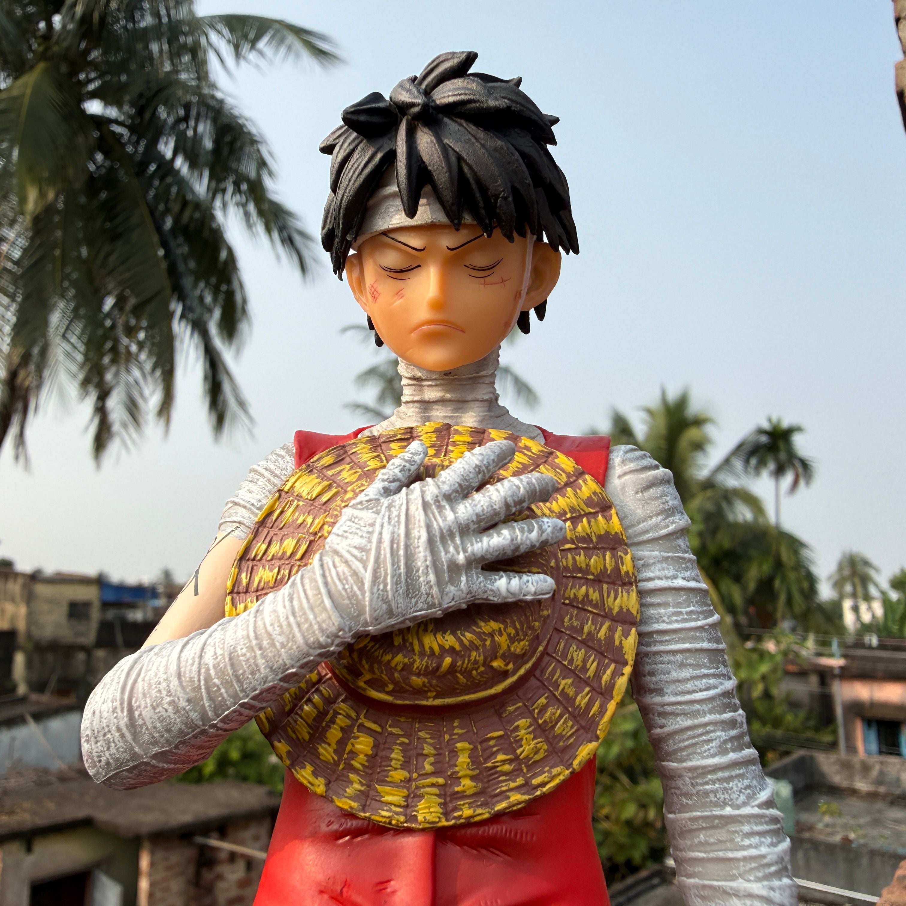 One Piece Monkey D. Luffy Post-Marineford Bandaged Version [27 CM] PVC Action figure || ONE PIECE