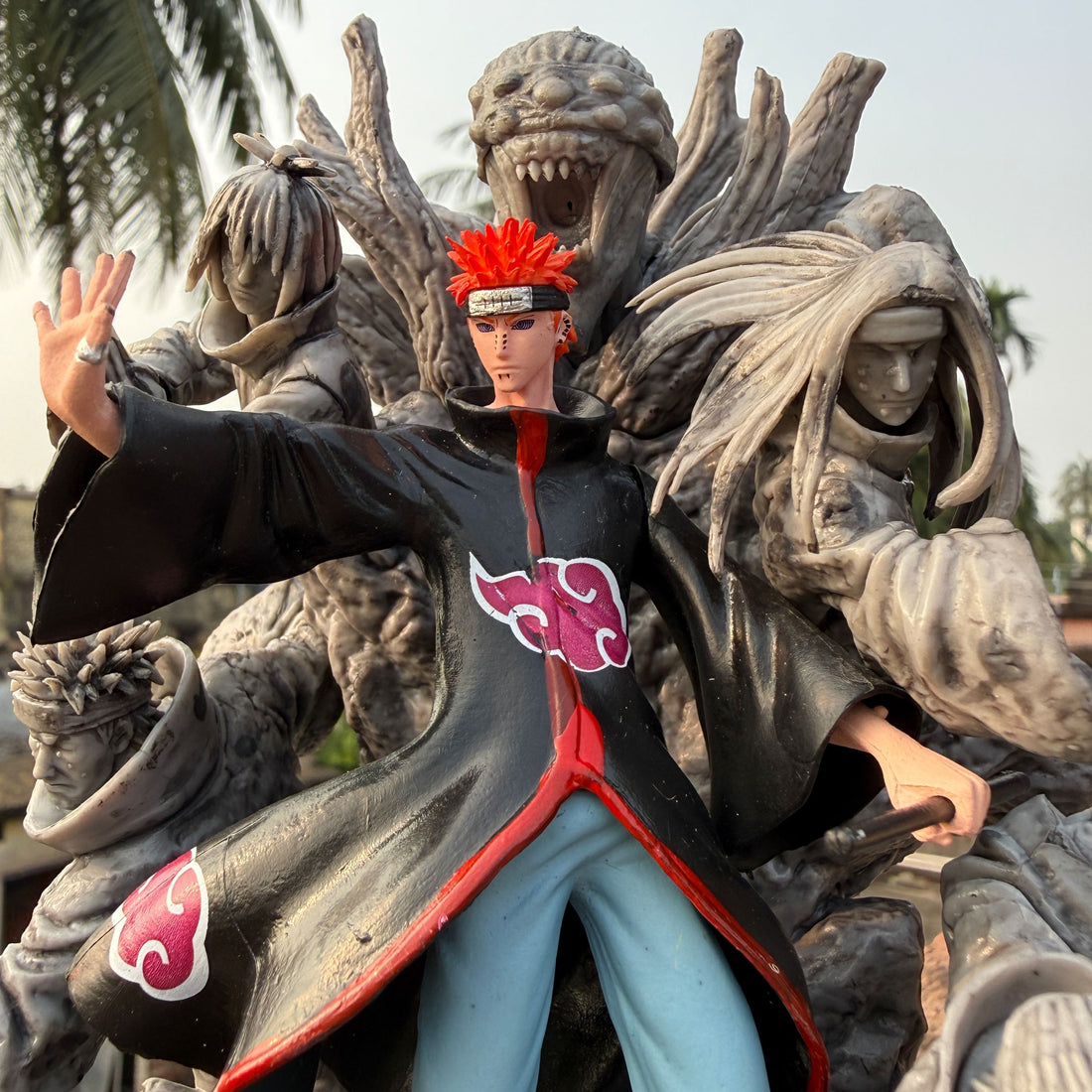 Naruto Shippuden Pain Nagato Figure with Gedo Mazo Base [22 CM] PVC Action figure || ONE PIECE
