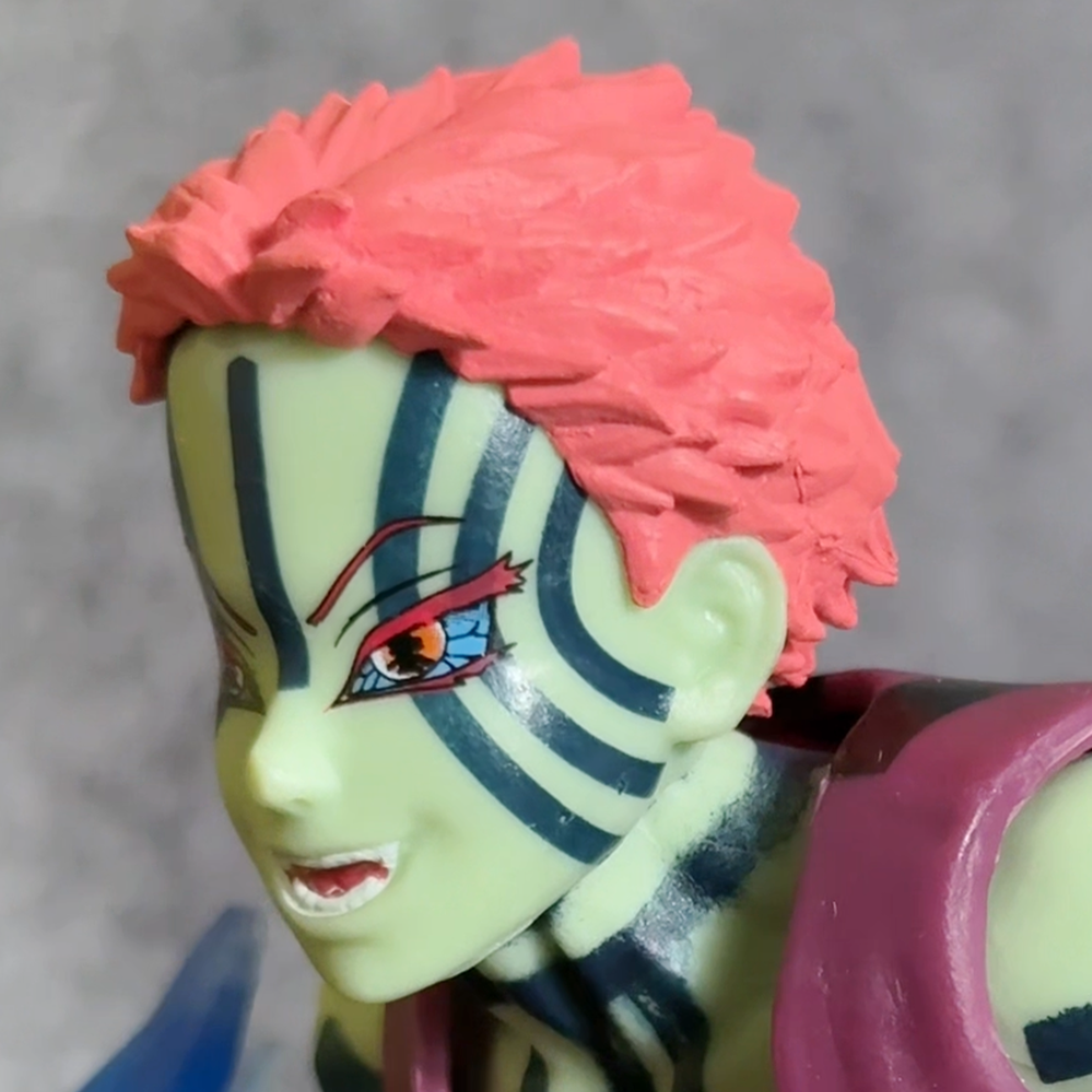 Epic Demon Slayer Akaza Upper Rank 3 flying PVC Action Figure || DEMON SLAYER