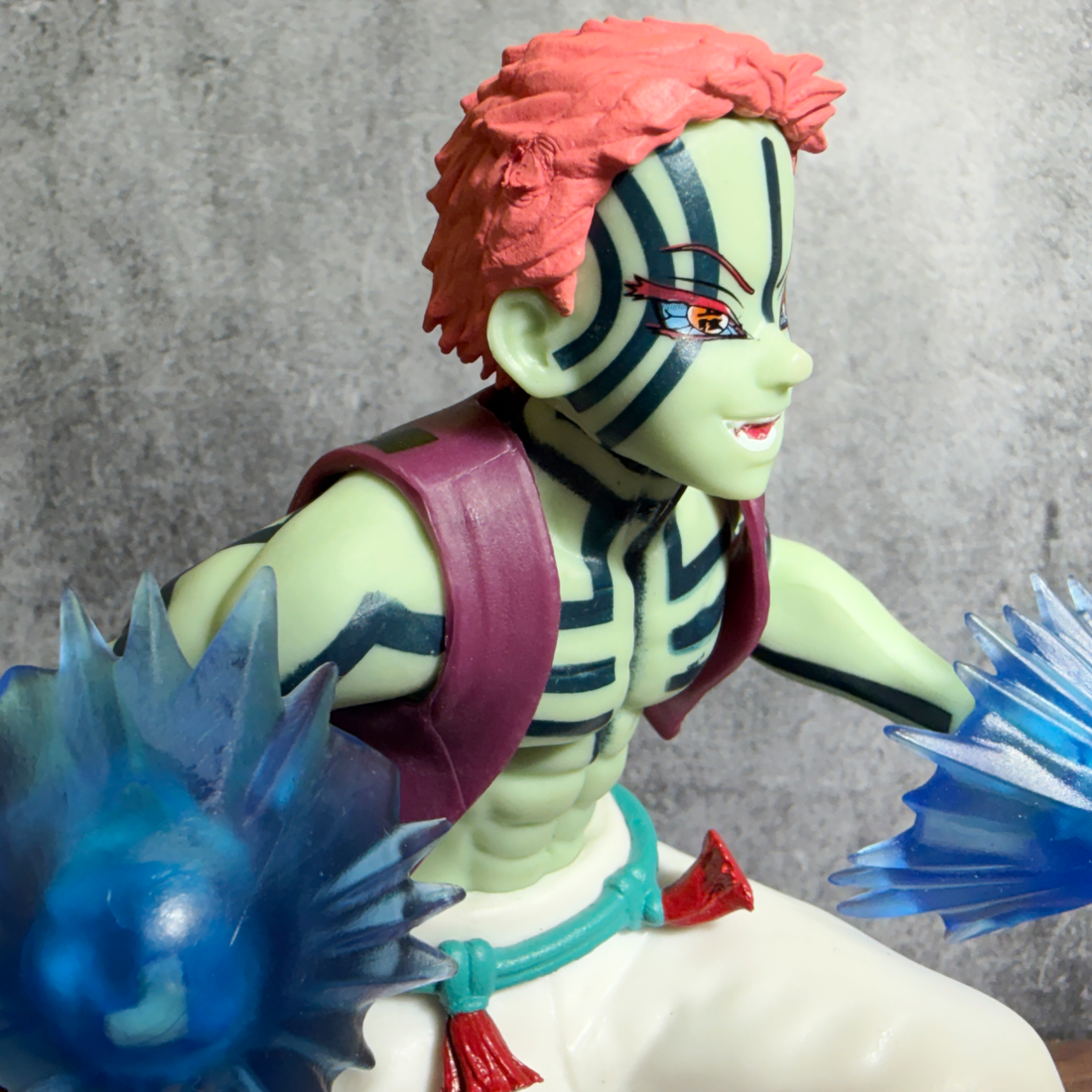 Epic Demon Slayer Akaza Upper Rank 3 flying PVC Action Figure || DEMON SLAYER