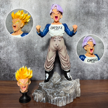 Dragon Ball Z Super Saiyan Trunks "Crying" Capsule Corp Outfit [24 CM] PVC Action Figure || DRAGON BALL Z