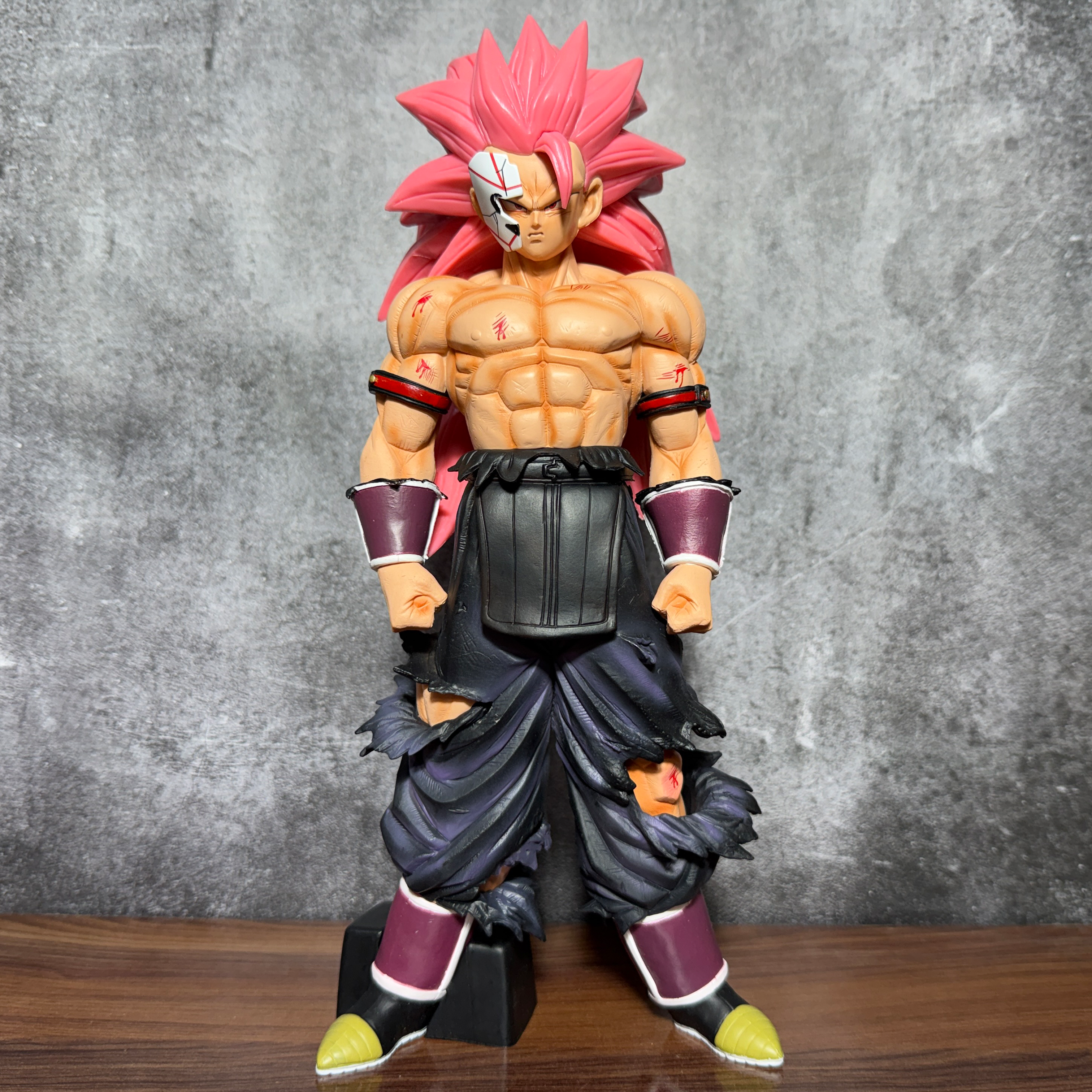 Dragon Ball Z Black Goku SSJ3 With Removable Magnetic Mask Action Figure [30 CM] PVC Action figure || DRAGON BALL Z