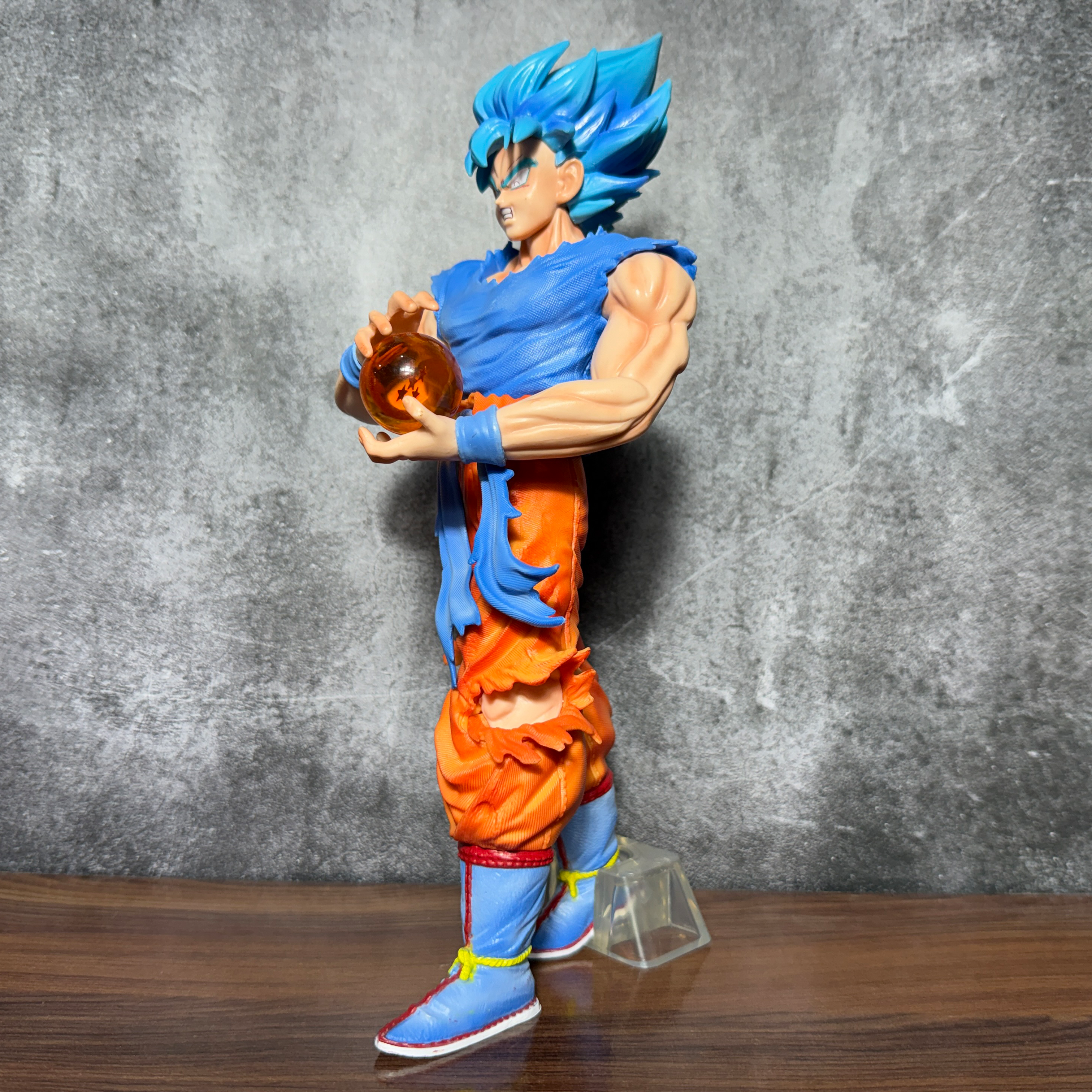 Dragon Ball Super Son Goku Super Saiyan Blue SSJ With 4-Star Dragon Ball Action Figure [33 CM] PVC Action figure || DRAGON BALL Z