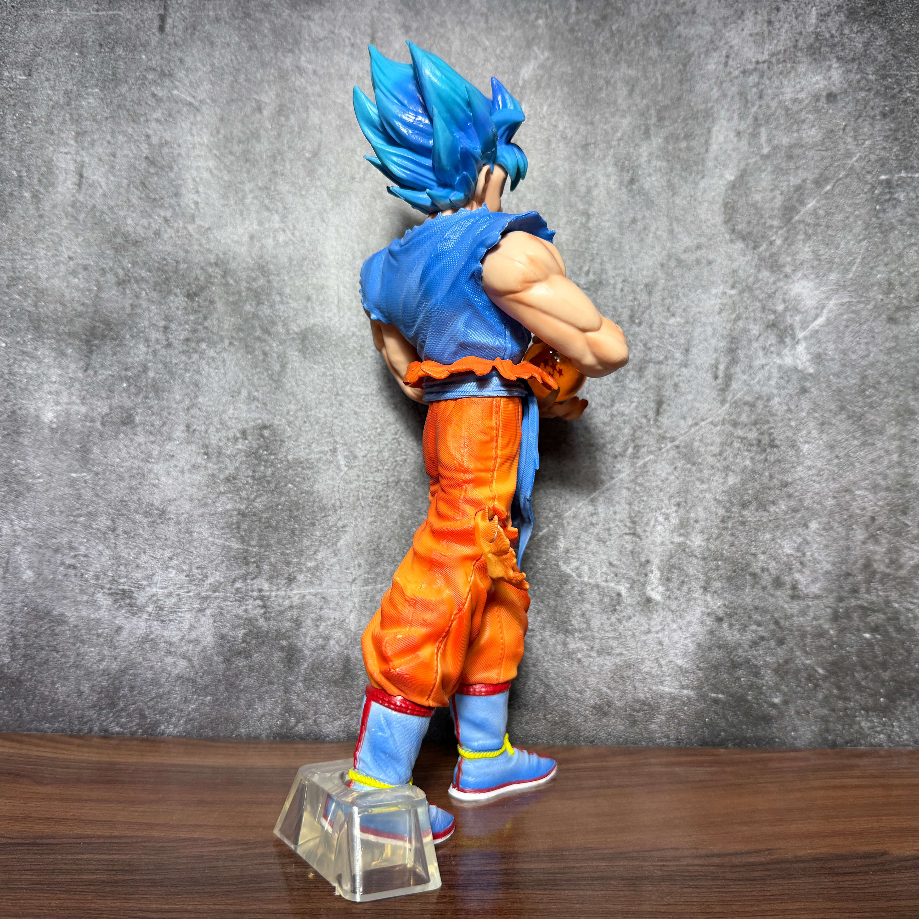 Dragon Ball Super Son Goku Super Saiyan Blue SSJ With 4-Star Dragon Ball Action Figure [33 CM] PVC Action figure || DRAGON BALL Z