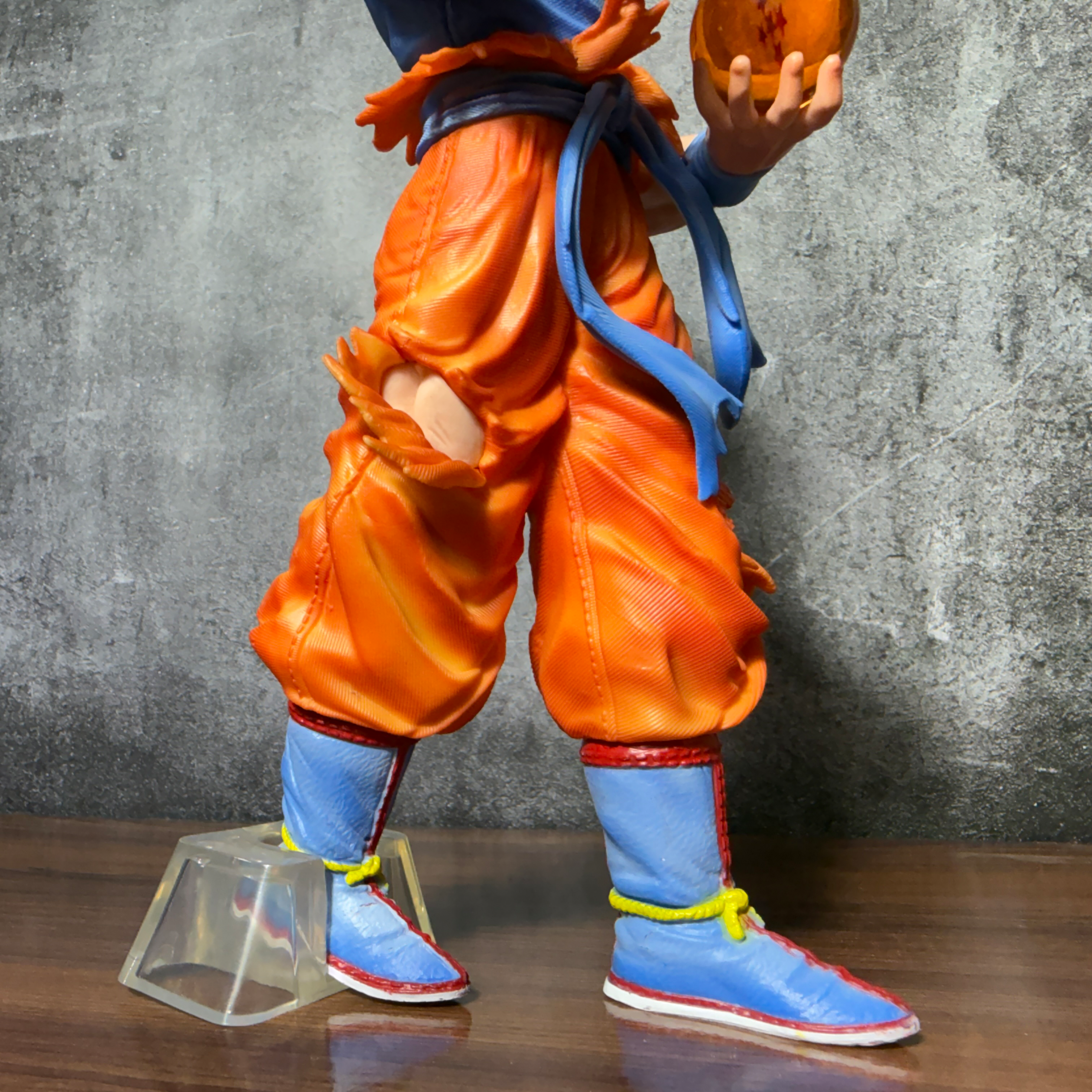 Dragon Ball Super Son Goku Super Saiyan Blue SSJ With 4-Star Dragon Ball Action Figure [33 CM] PVC Action figure || DRAGON BALL Z