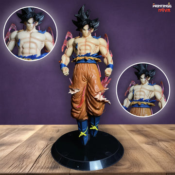 Dragon Ball Z Goku Action Figure Ultra Instinct With Black PVC Action figure [22cm] || DRAGON BALL Z