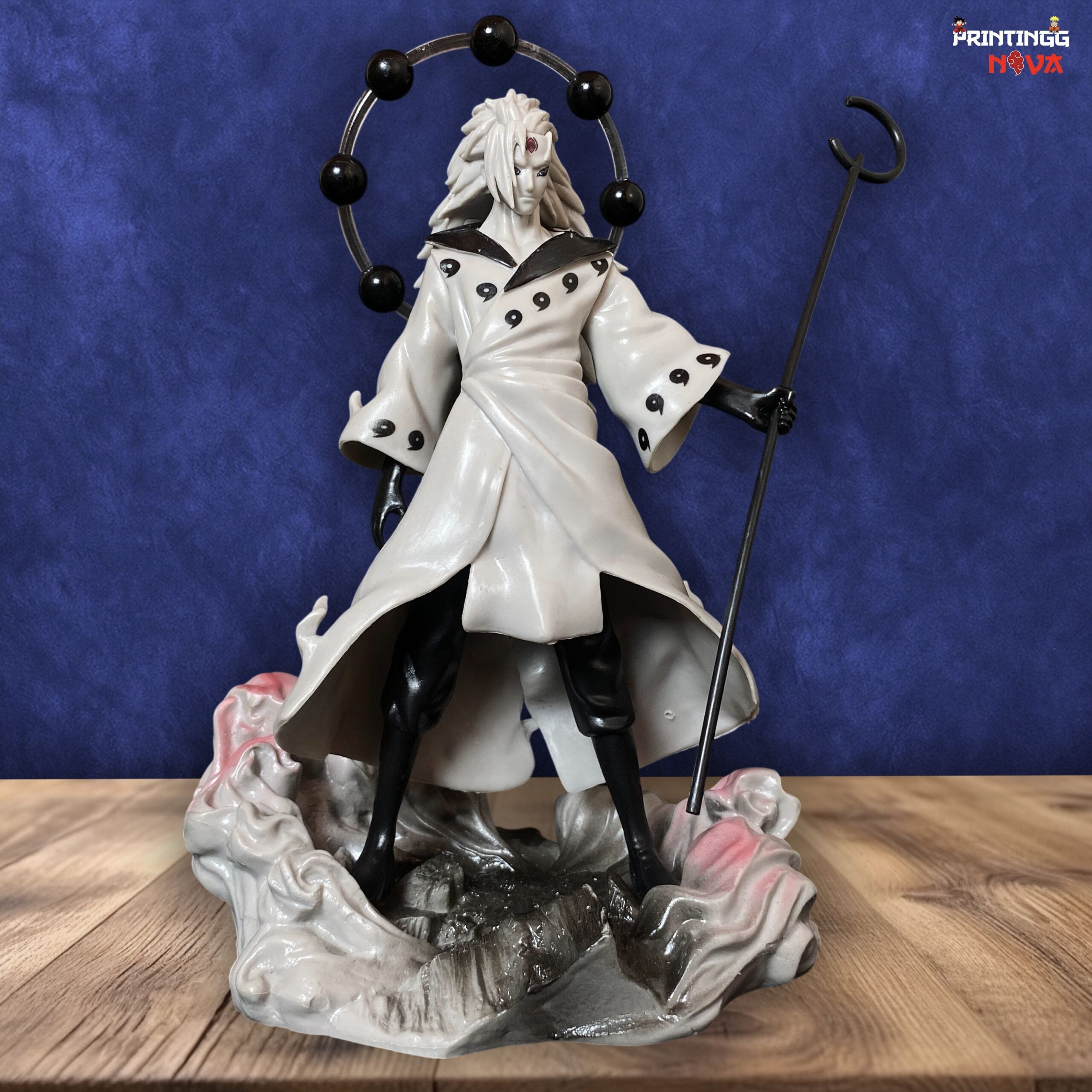 Madara Uchiha 10 Tails With 2 Replaceable Heads Premium PVC Action figure [26cm] || NARUTO