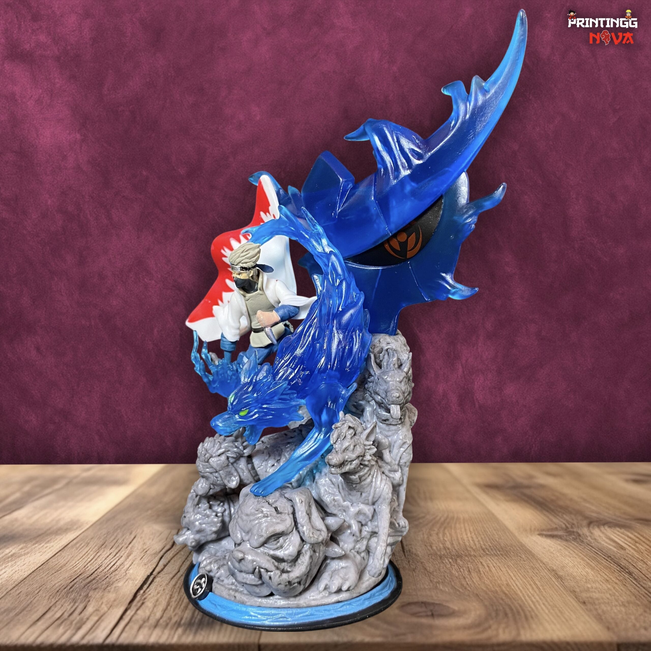 Kakashi Hatake With Ninja Dogs Premium PVC Action figure [23cm] || NARUTO