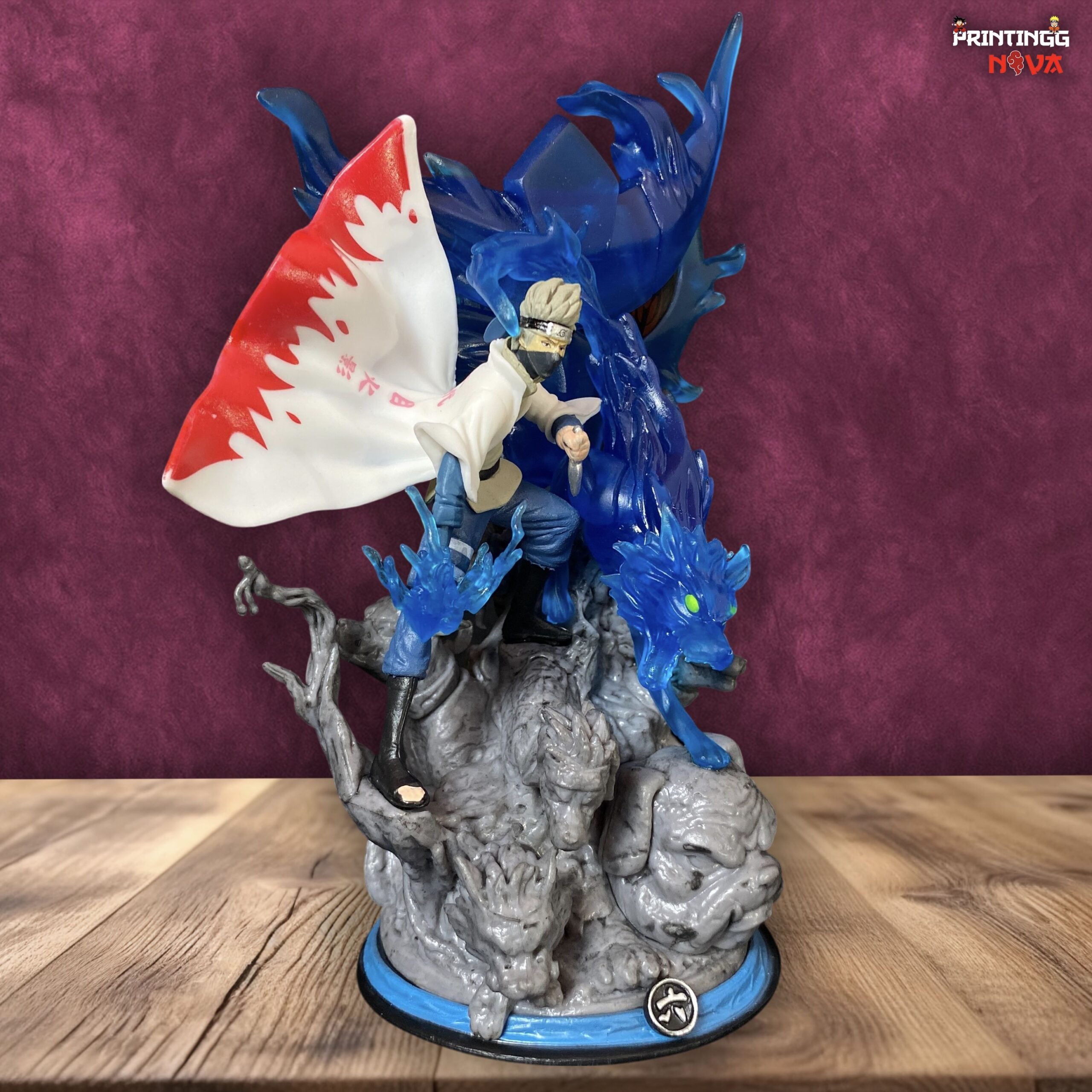 Kakashi Hatake With Ninja Dogs Premium PVC Action figure [23cm] || NARUTO