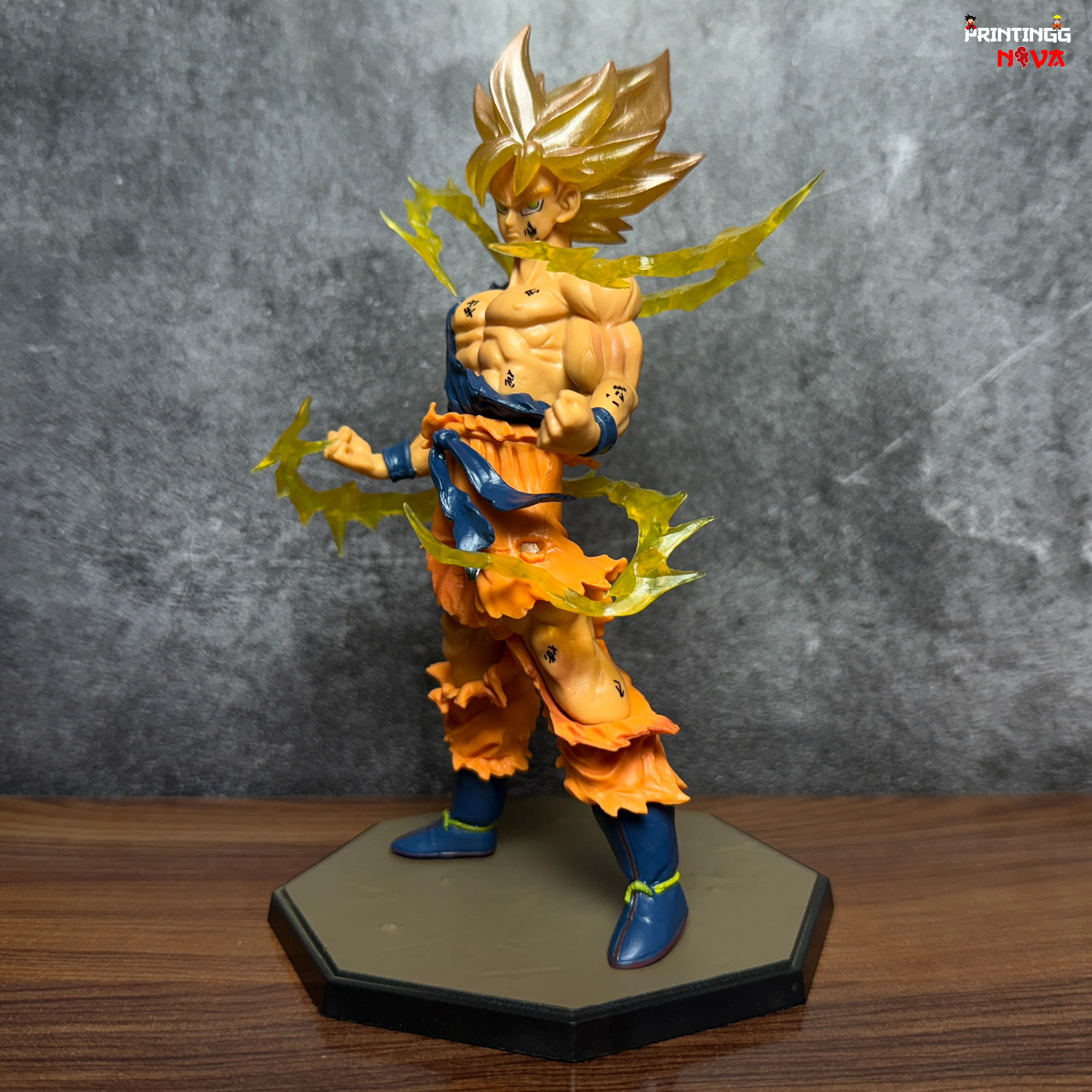 Dragon Ball Z Goku Standing With Flame Effects Action Figure [17cm] || DRAGON BALL Z
