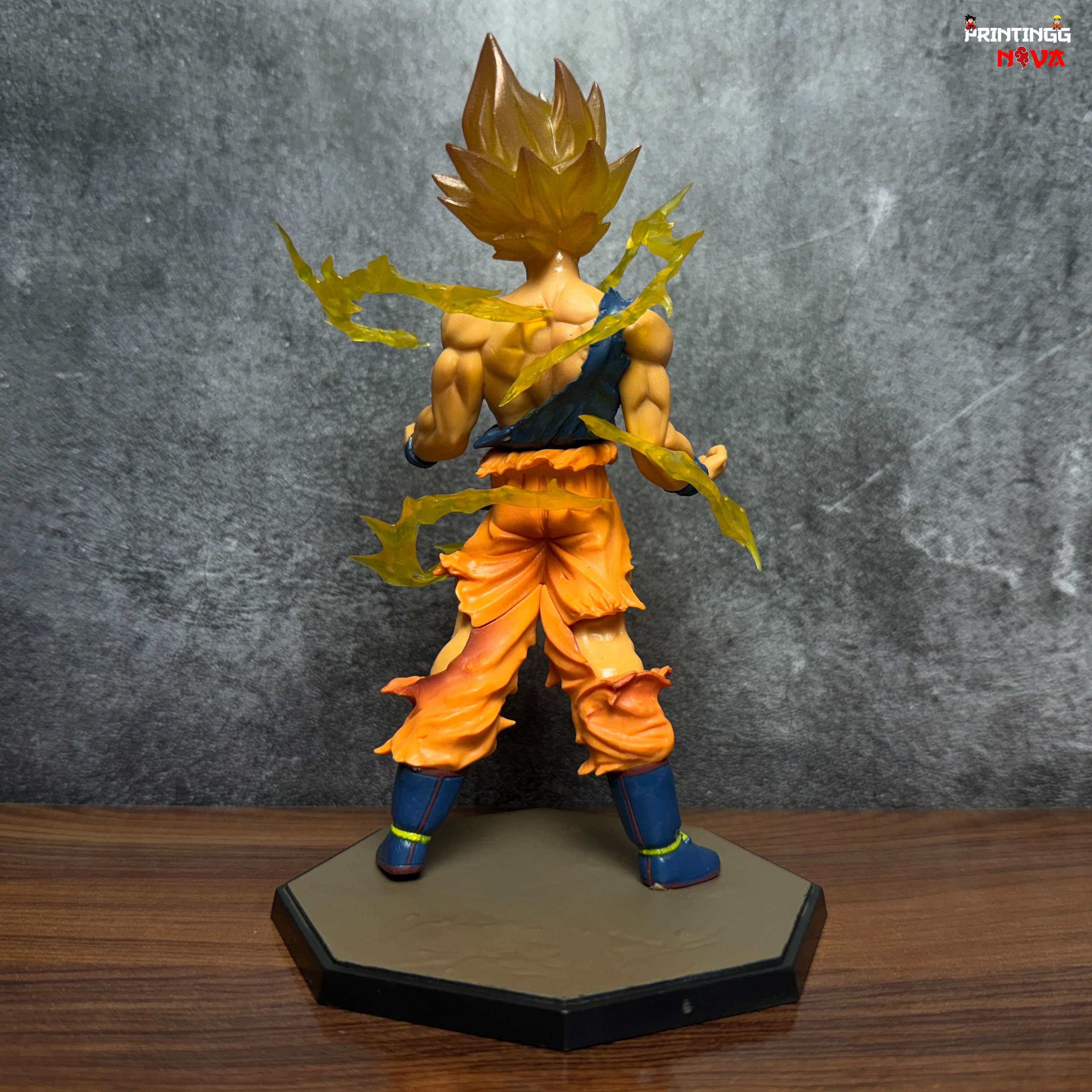 Dragon Ball Z Goku Standing With Flame Effects Action Figure [17cm] || DRAGON BALL Z