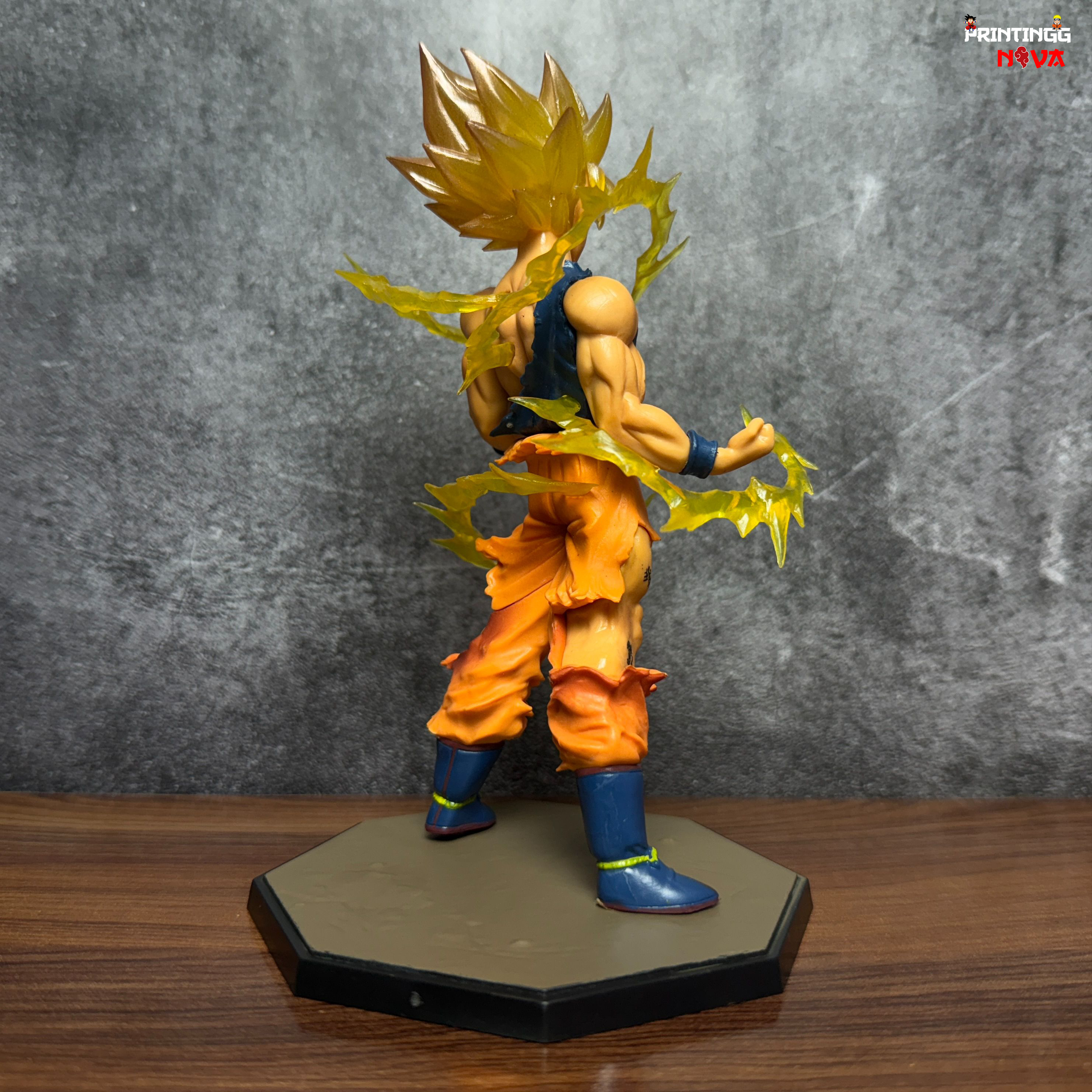Dragon Ball Z Goku Standing With Flame Effects Action Figure [17cm] || DRAGON BALL Z